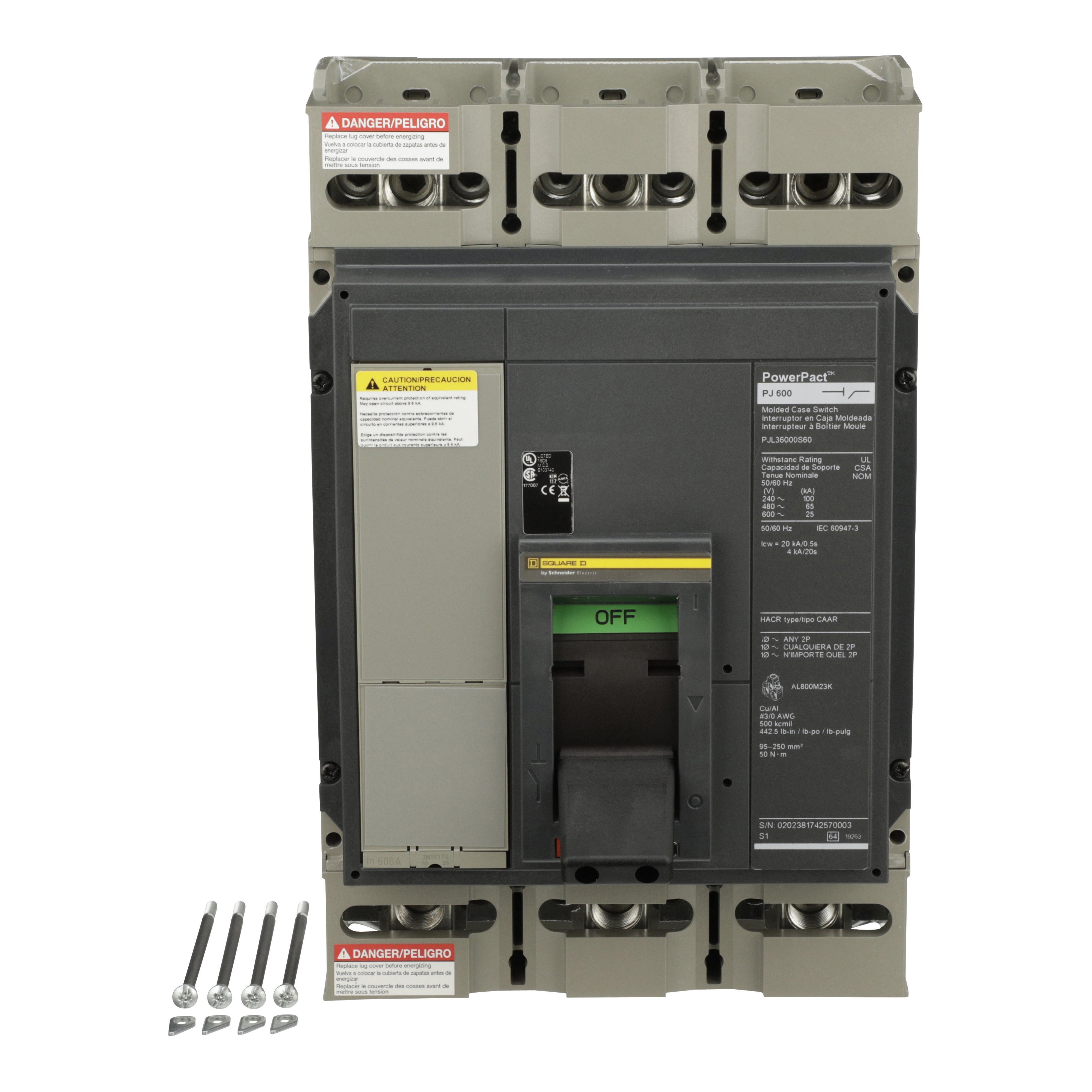 Square D™ PJL36000S60 Molded Case Circuit Breakers