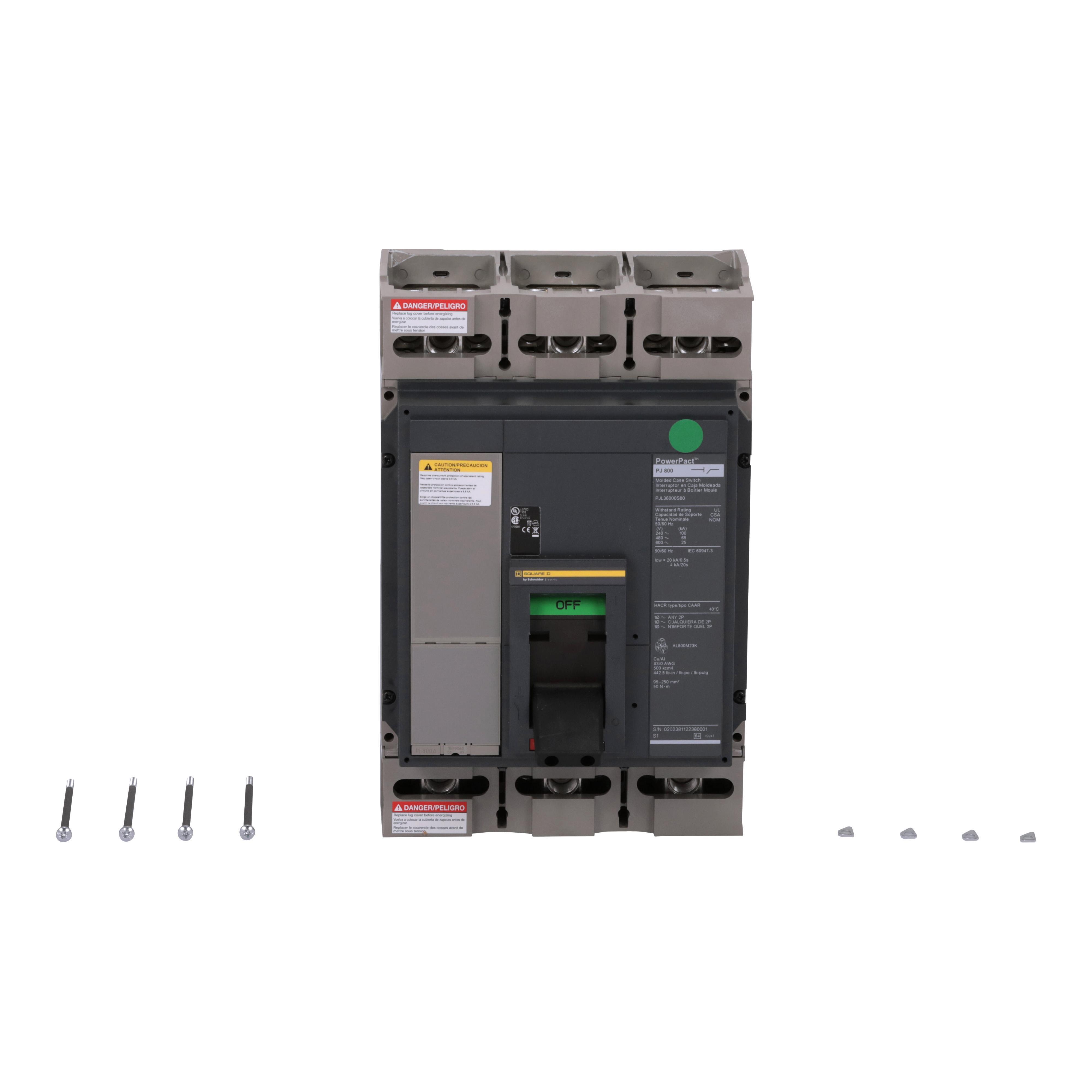 Square D™ PJL36000S80 Molded Case Circuit Breakers