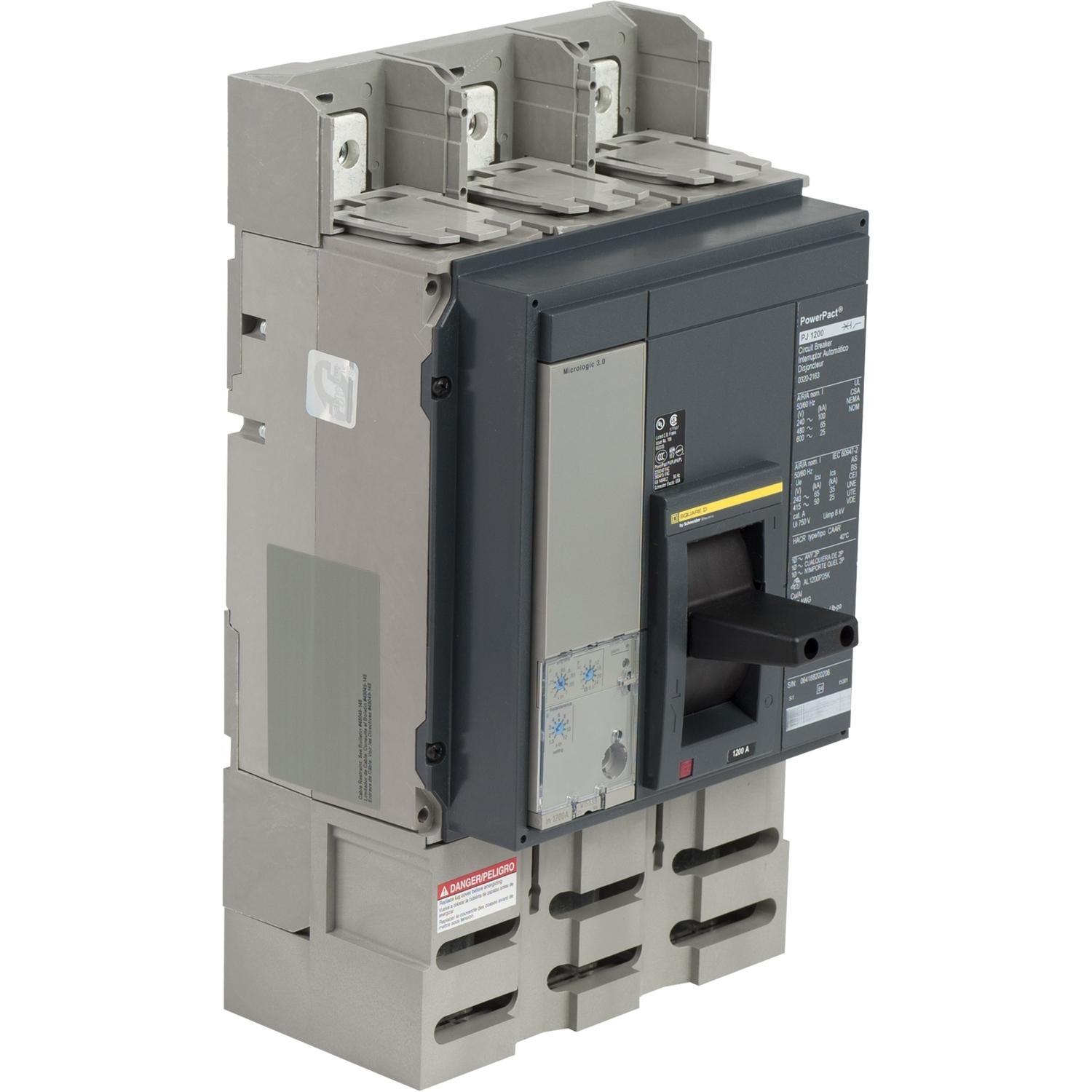 Square D™ PJP36120CU31A Molded Case Circuit Breakers