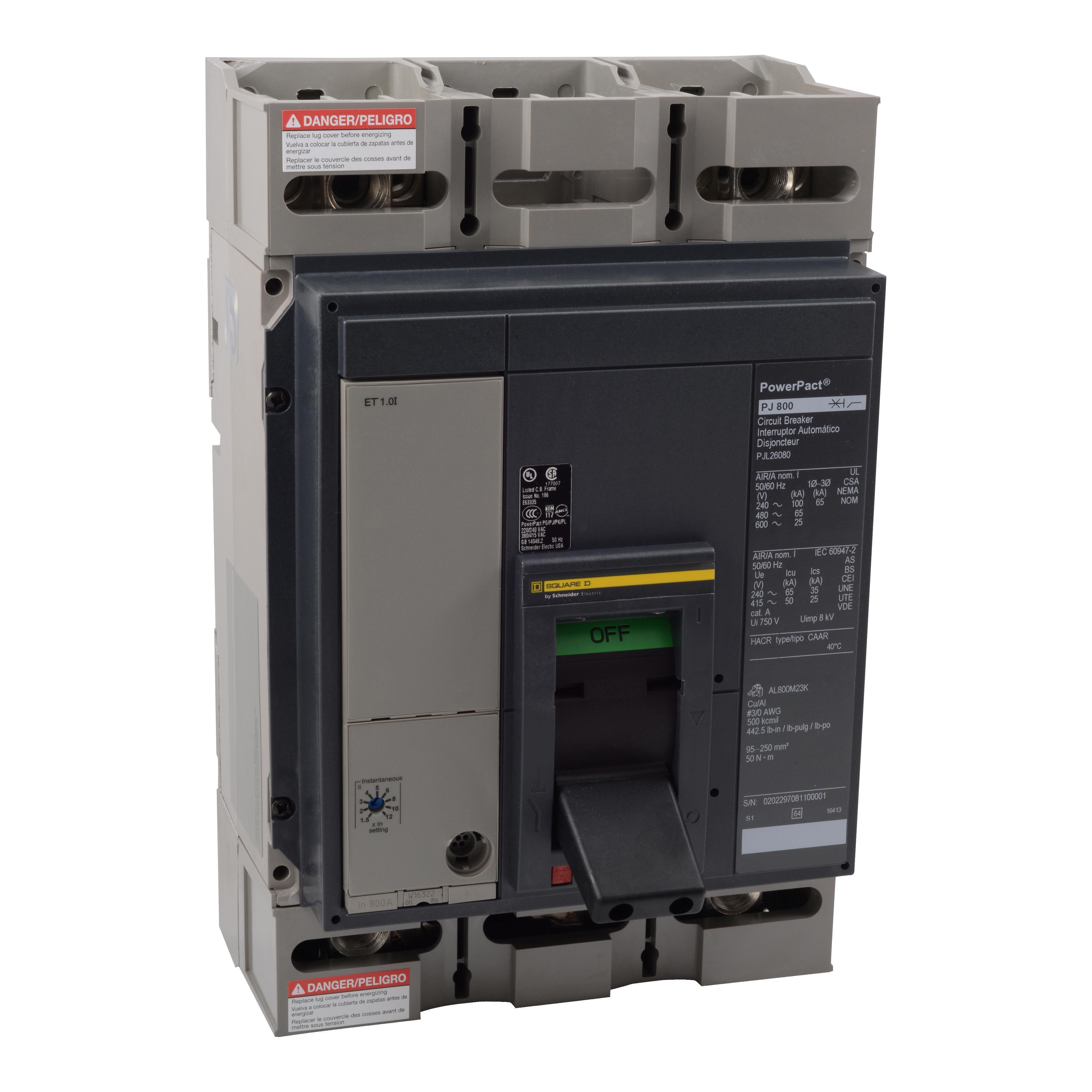 Square D™ PKL36120CU43A Molded Case Circuit Breakers