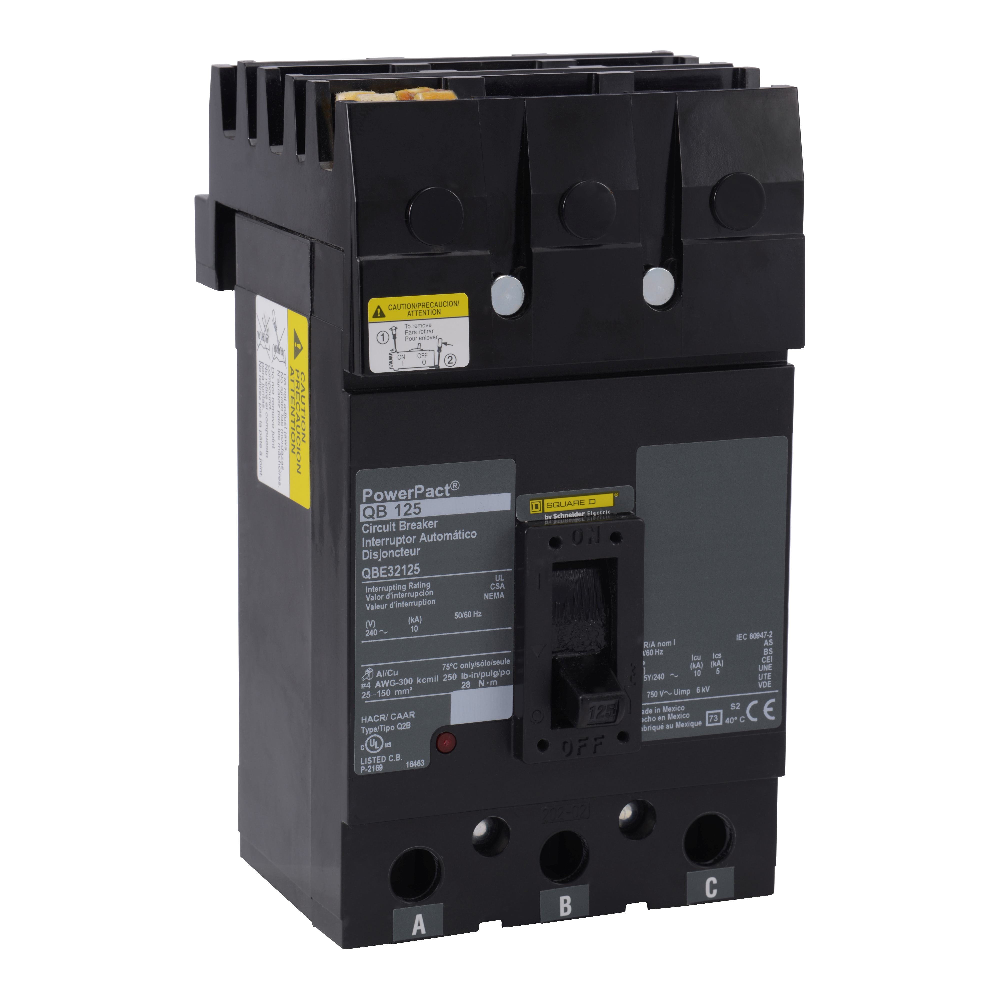 Square D™ QBE32150 Molded Case Circuit Breakers