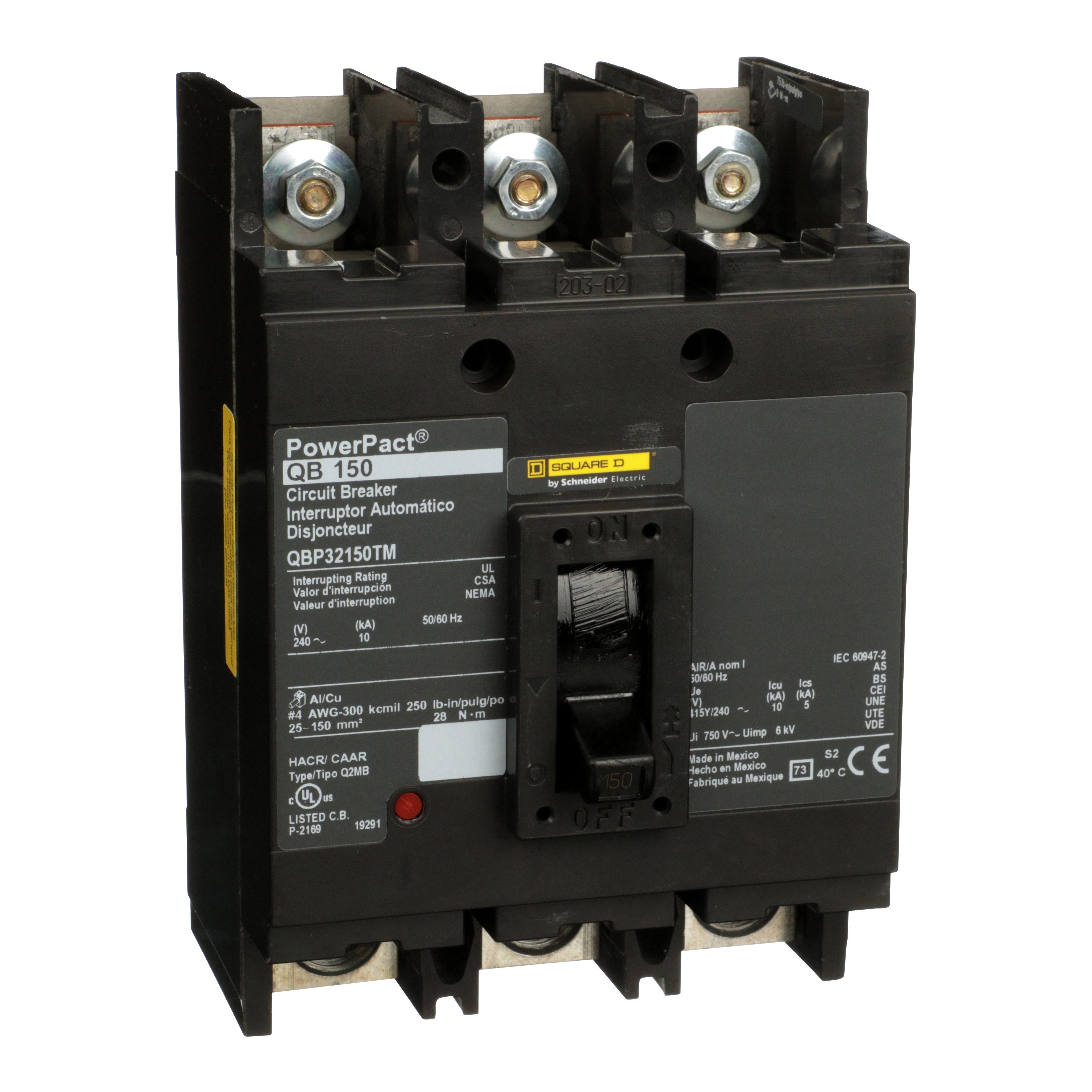 Square D™ QBP32150TM Molded Case Circuit Breakers