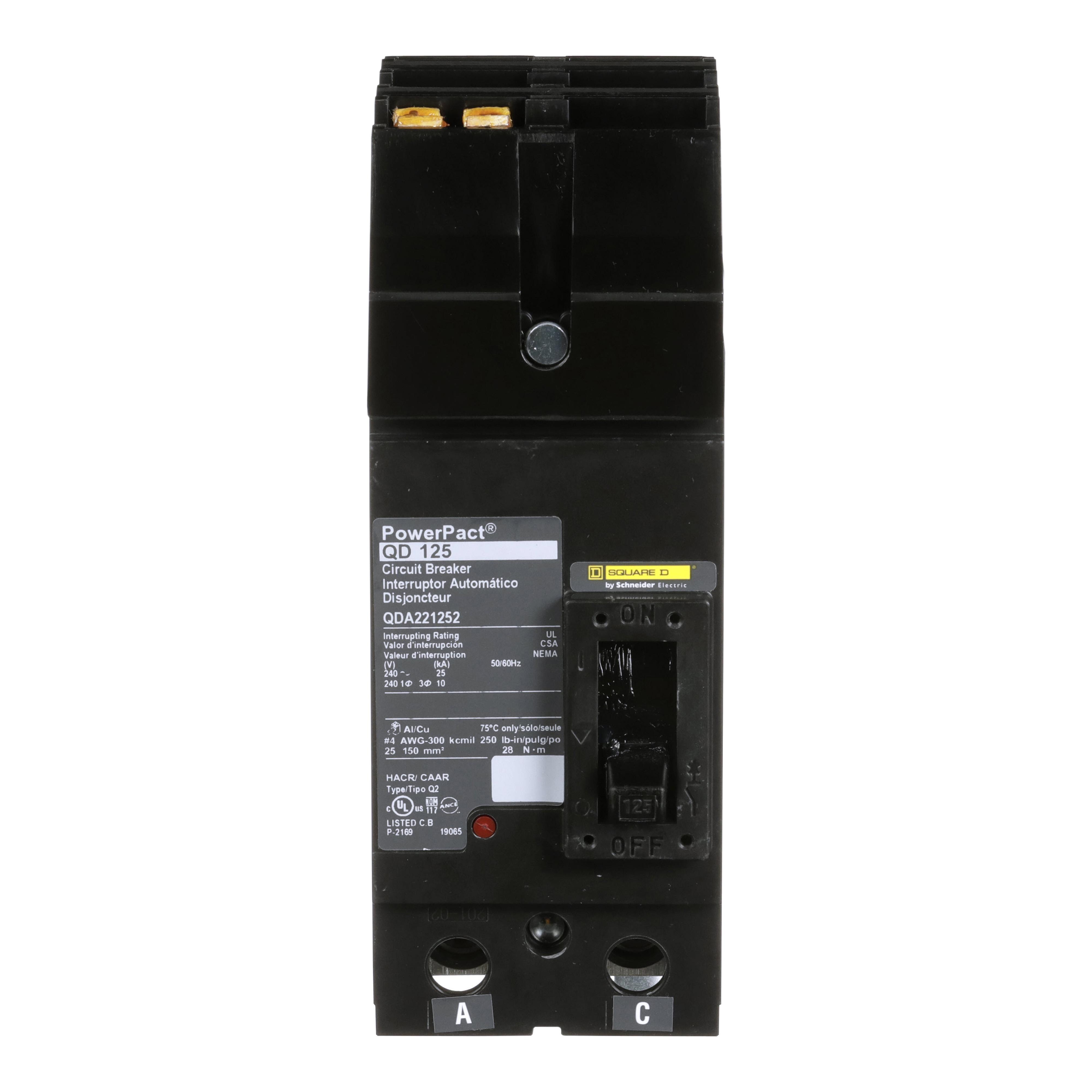 Square D™ QDA221252 Molded Case Circuit Breakers