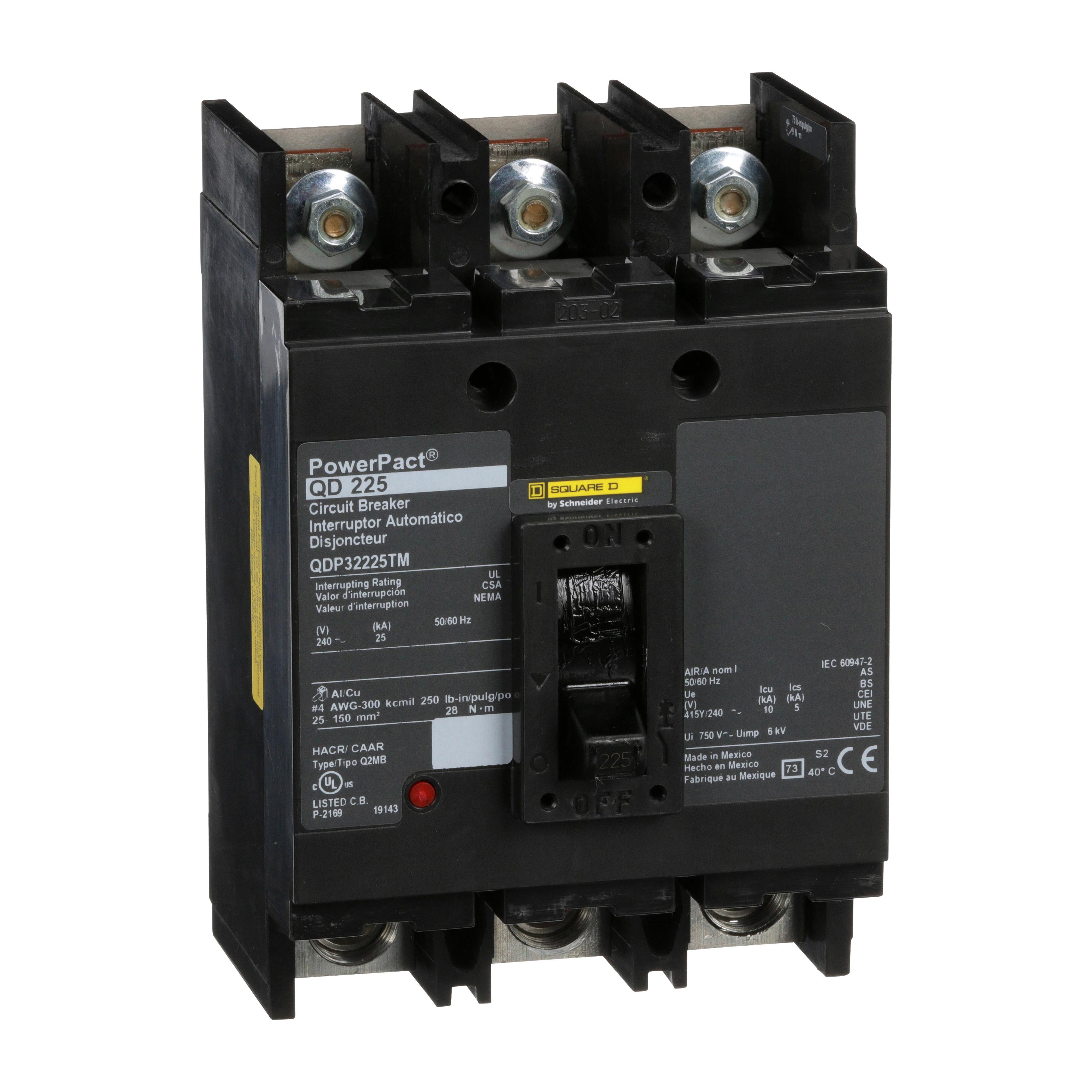 Square D™ QDP32225TM Molded Case Circuit Breakers