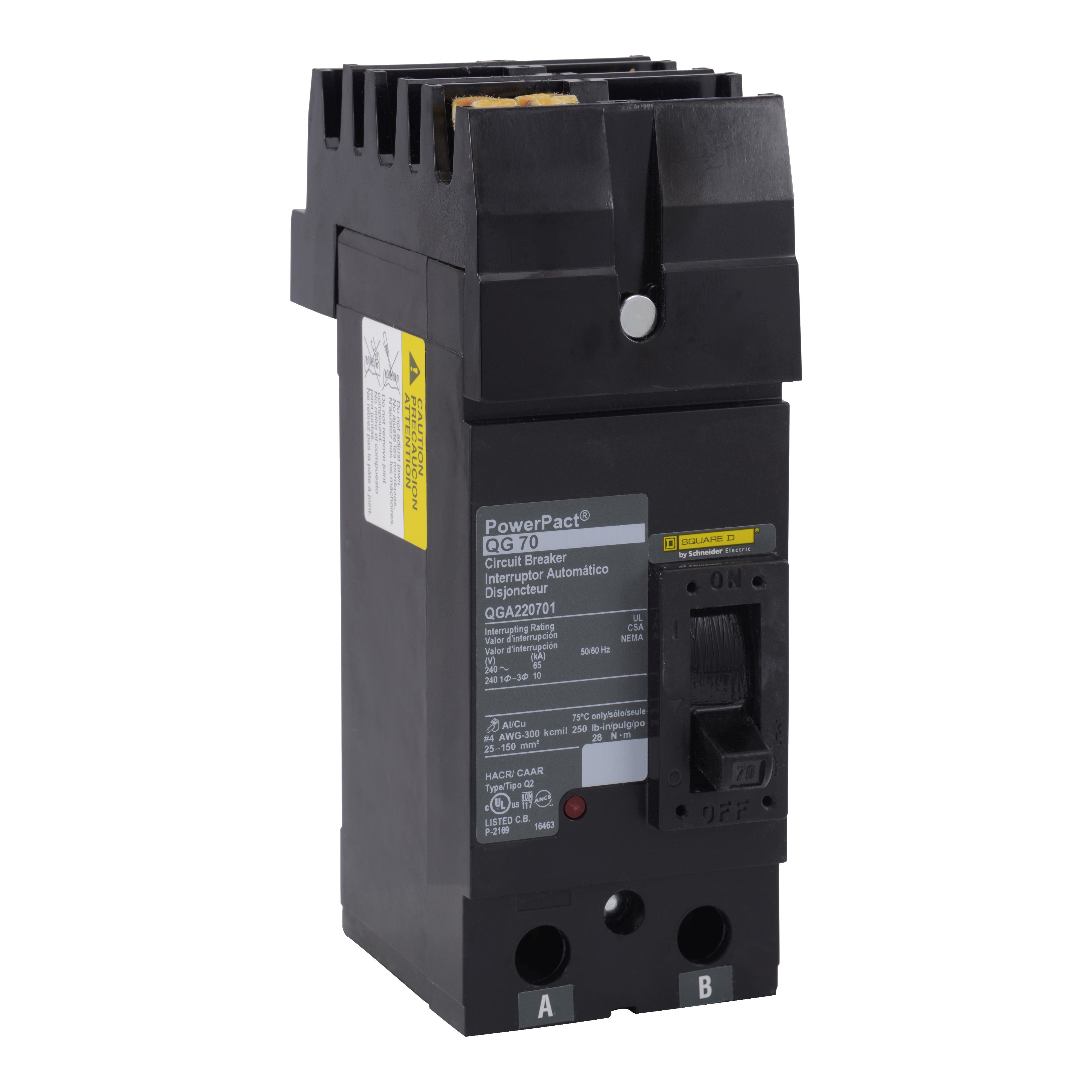 Square D™ QGA221754 Molded Case Circuit Breakers