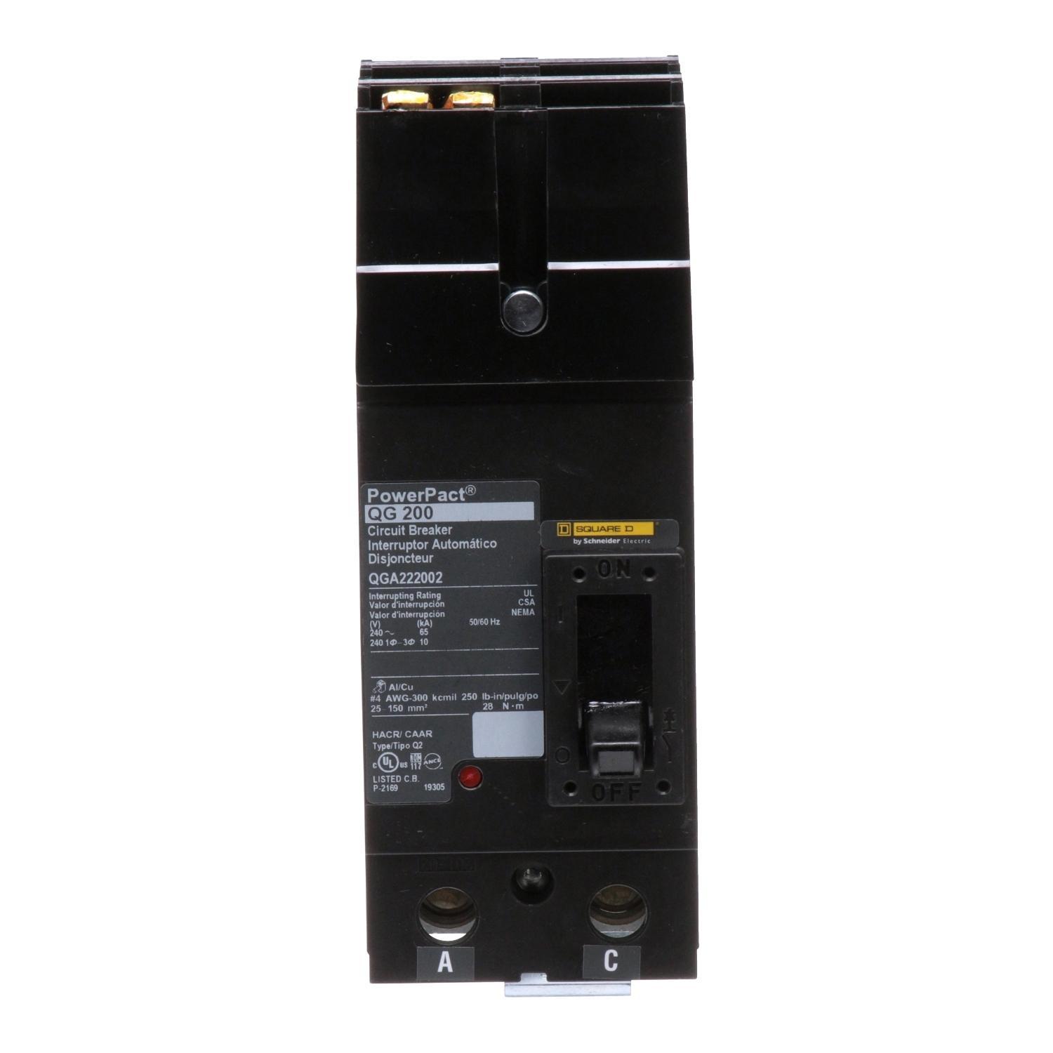 Square D™ QGA222002 Molded Case Circuit Breakers