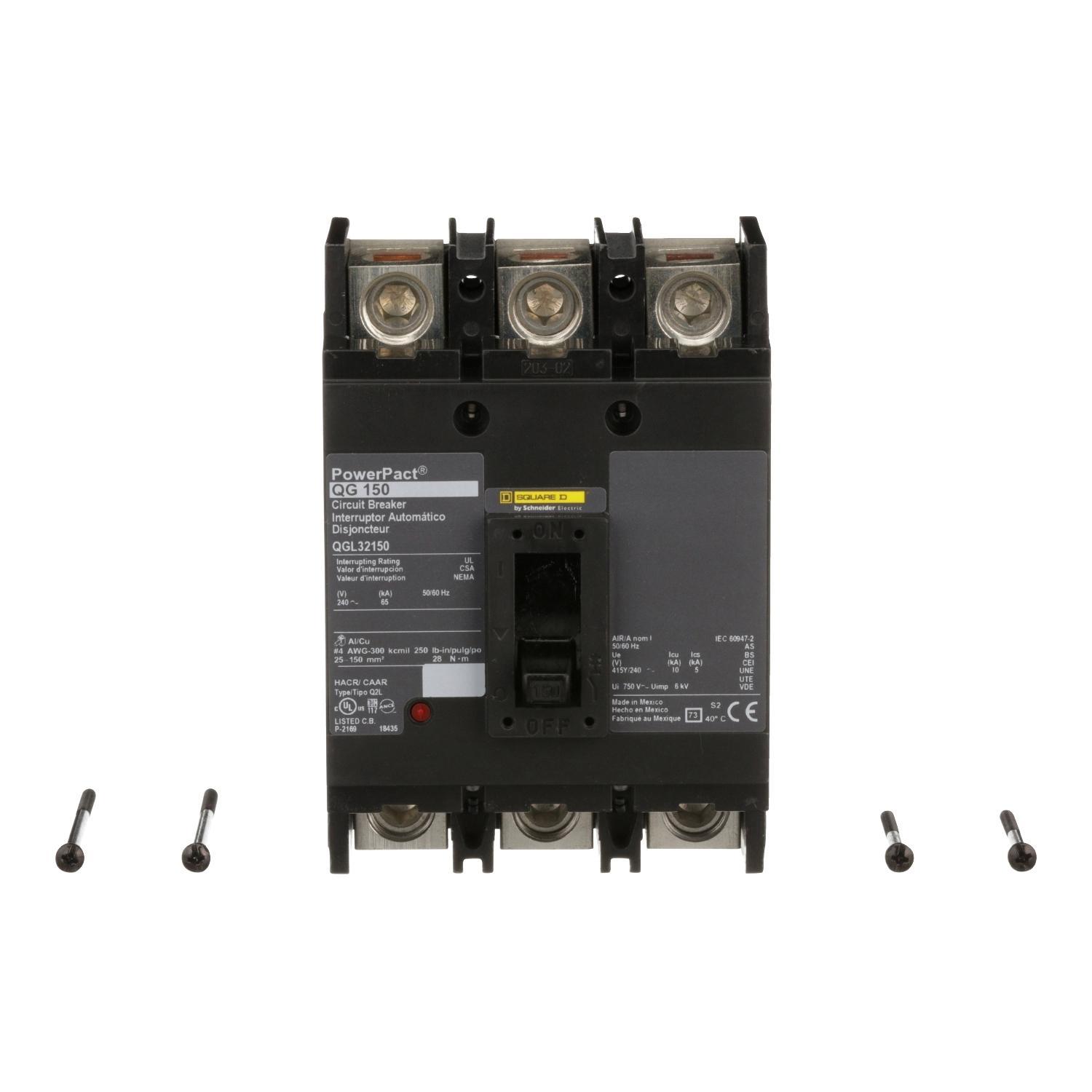 Square D™ QGL32150 Molded Case Circuit Breakers