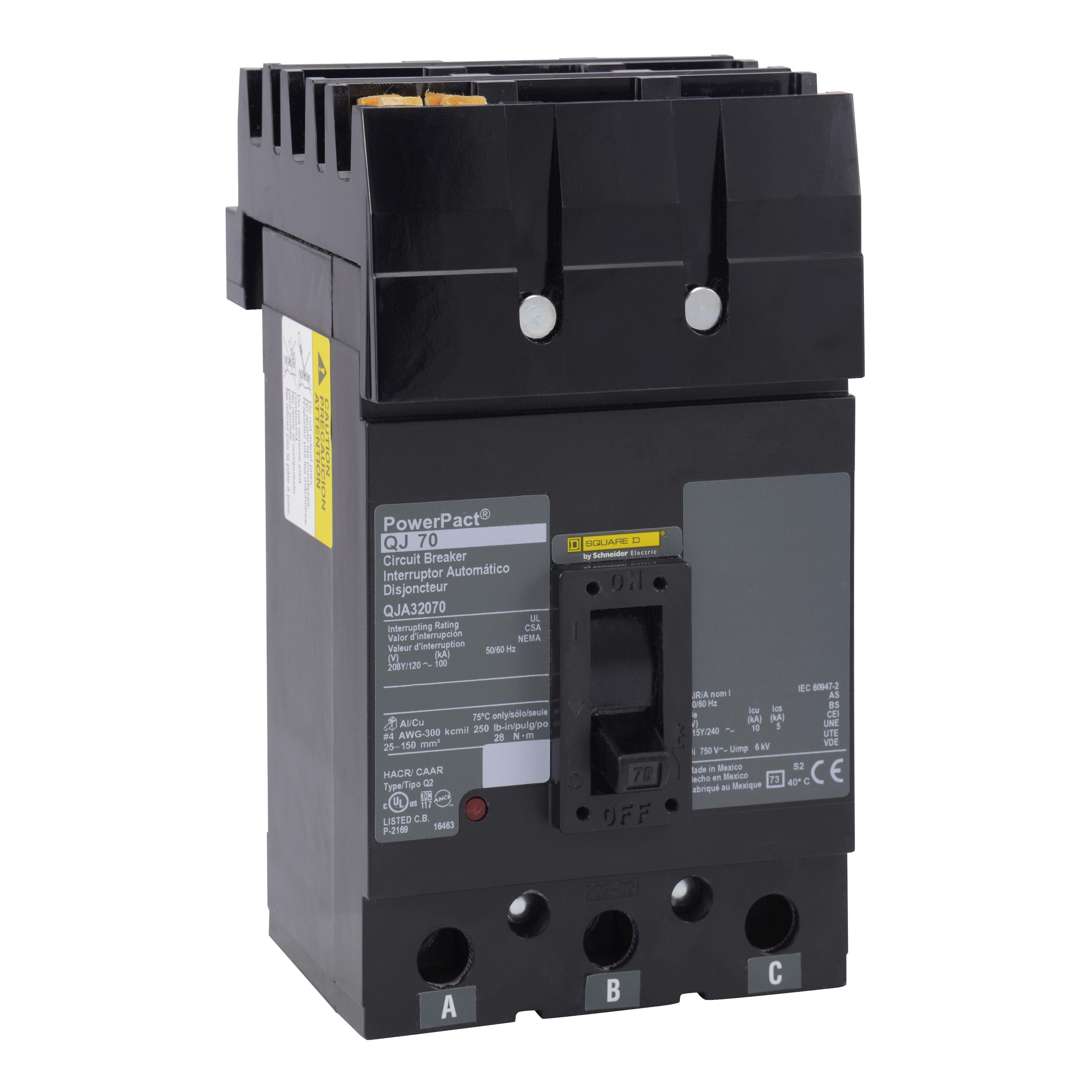 Square D™ QJA32125 Molded Case Circuit Breakers