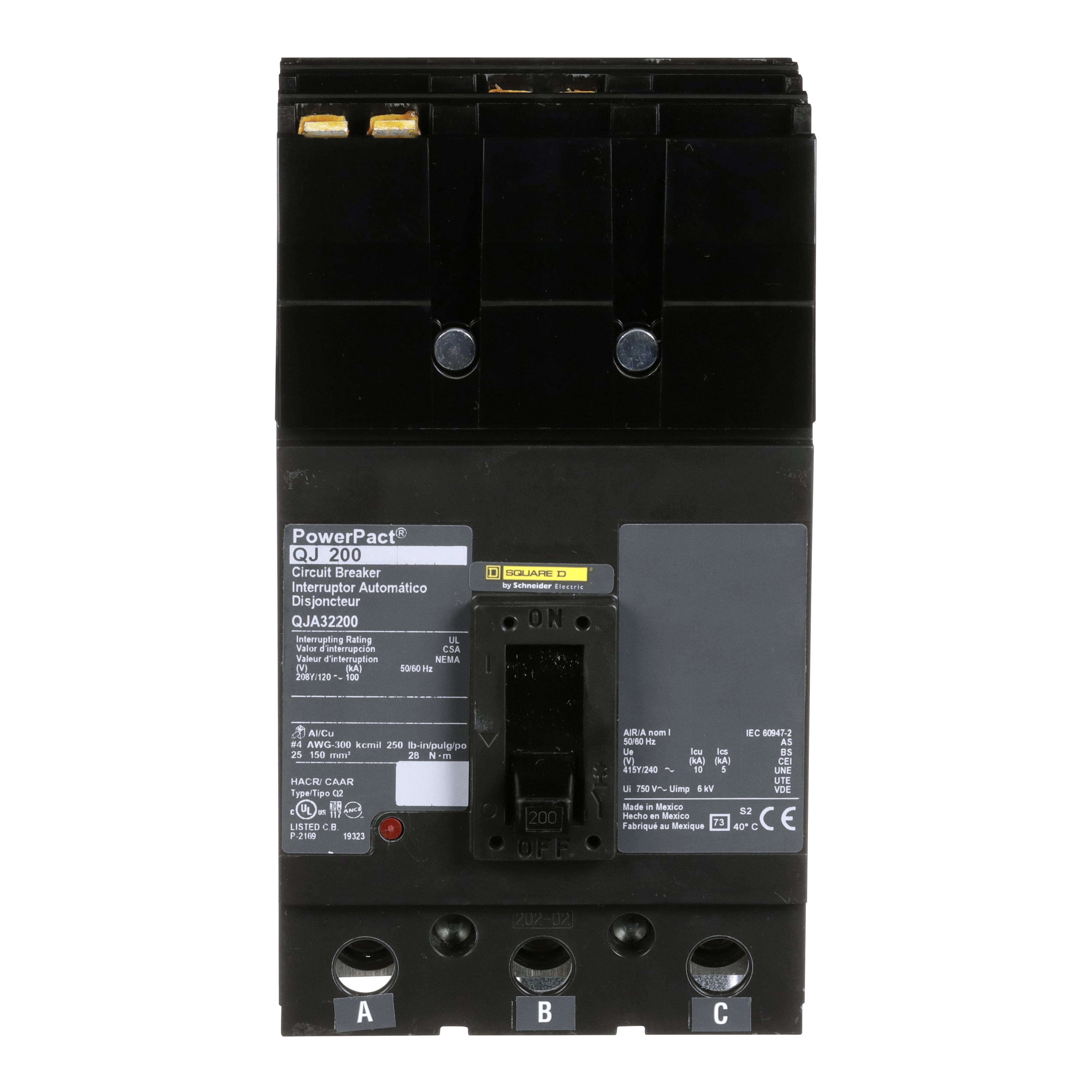 Square D™ QJA32200 Molded Case Circuit Breakers