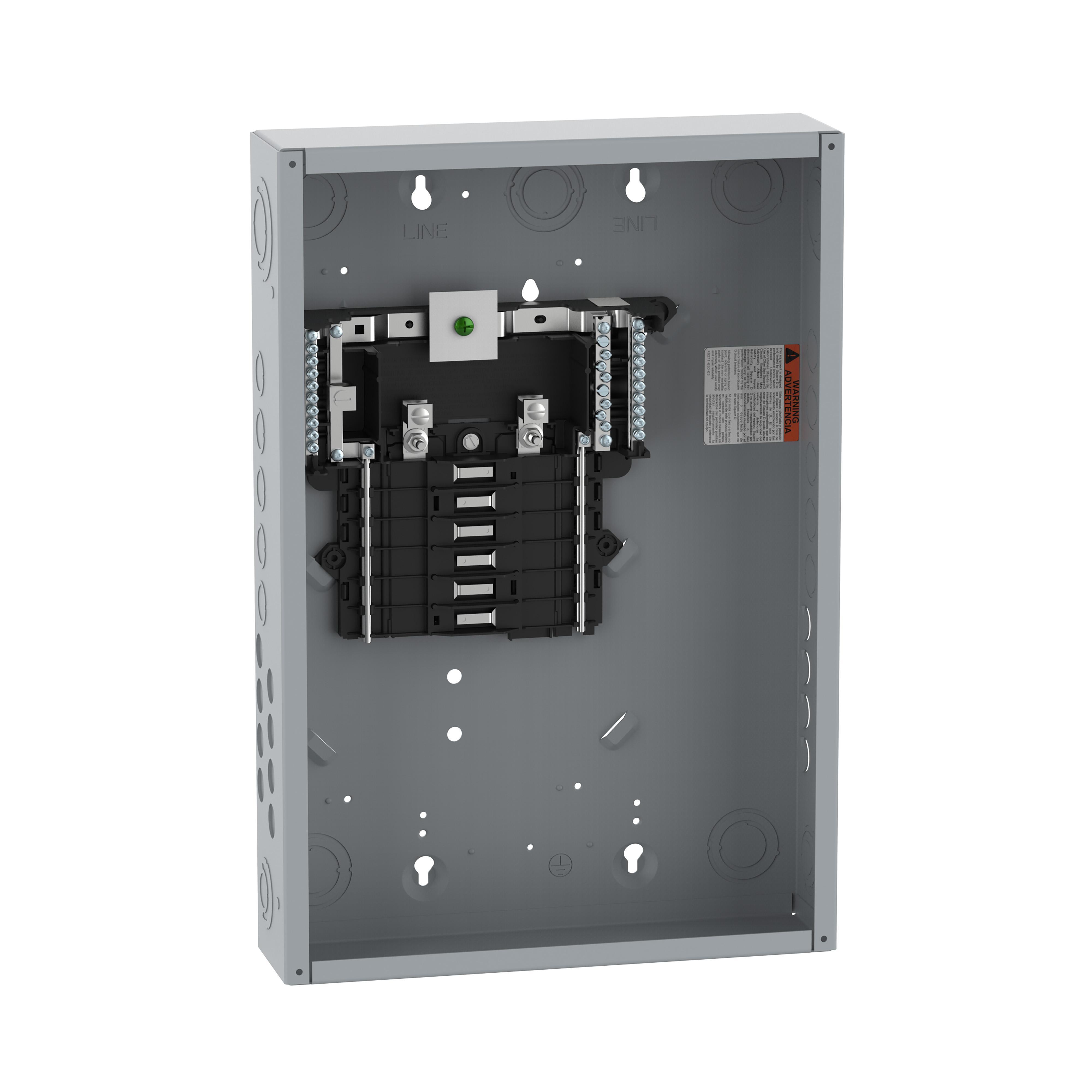 Square D™ QO112L125PWG Single Phase Convertible Load Centers