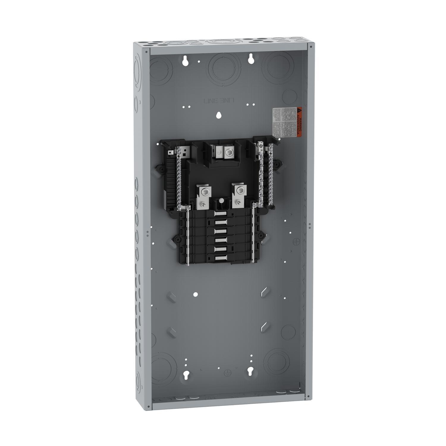 Square D™ QO™ QO112L200PG 1-Phase Convertible Main Lug Neutral Load Center, 120/240 VAC, 200 A, 1 Pole, 65 kA Interrupt