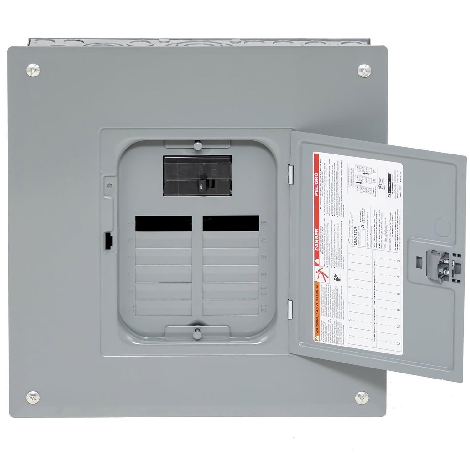 Square D™ QO112M100PC Single Phase Convertible Load Centers