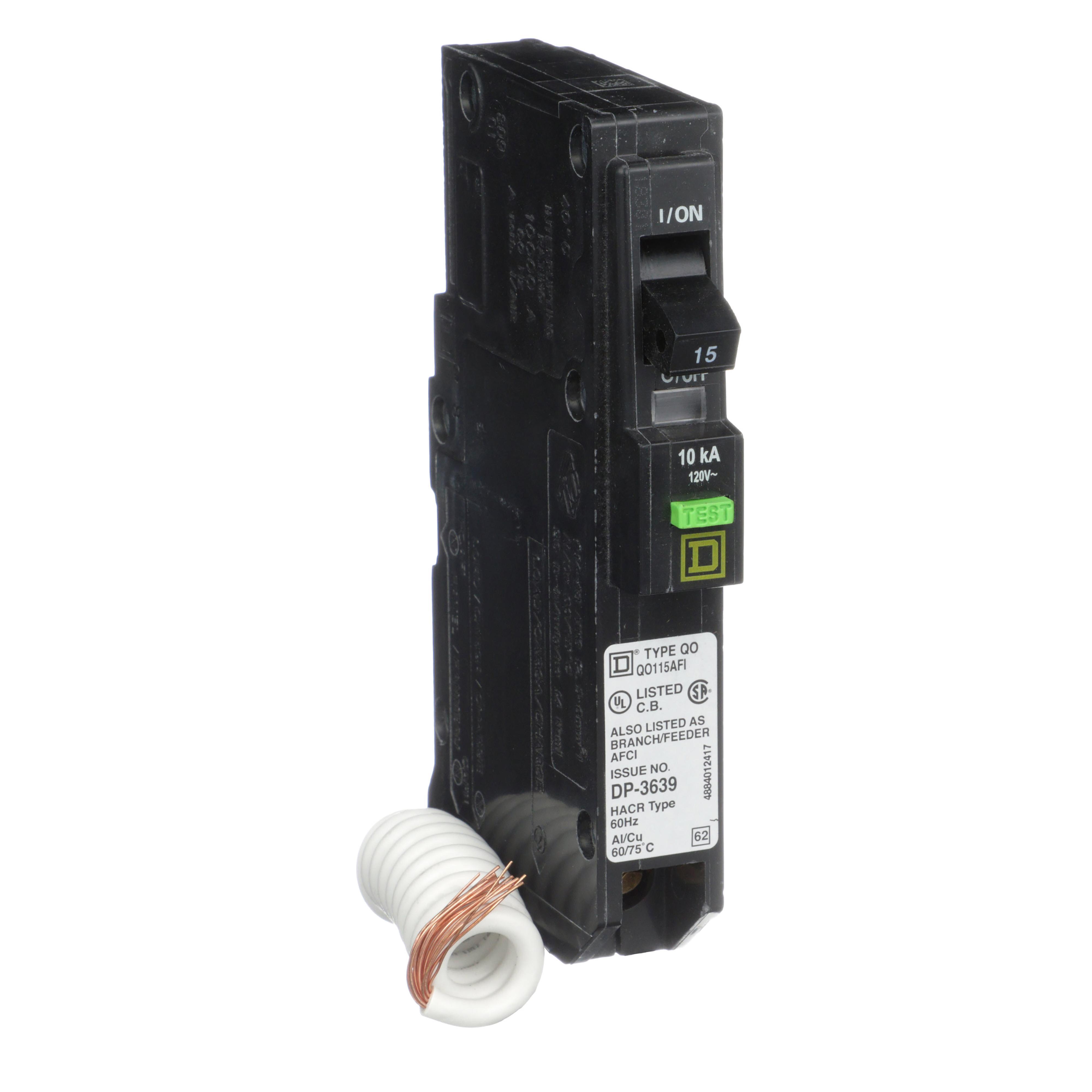 Square D™ QO115AFI Arc-Fault Circuit Breakers