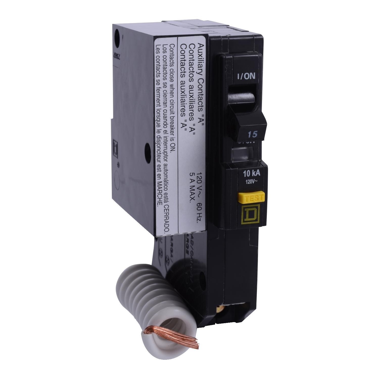 Square D™ QO115GFI1201 Ground-Fault Circuit Breakers