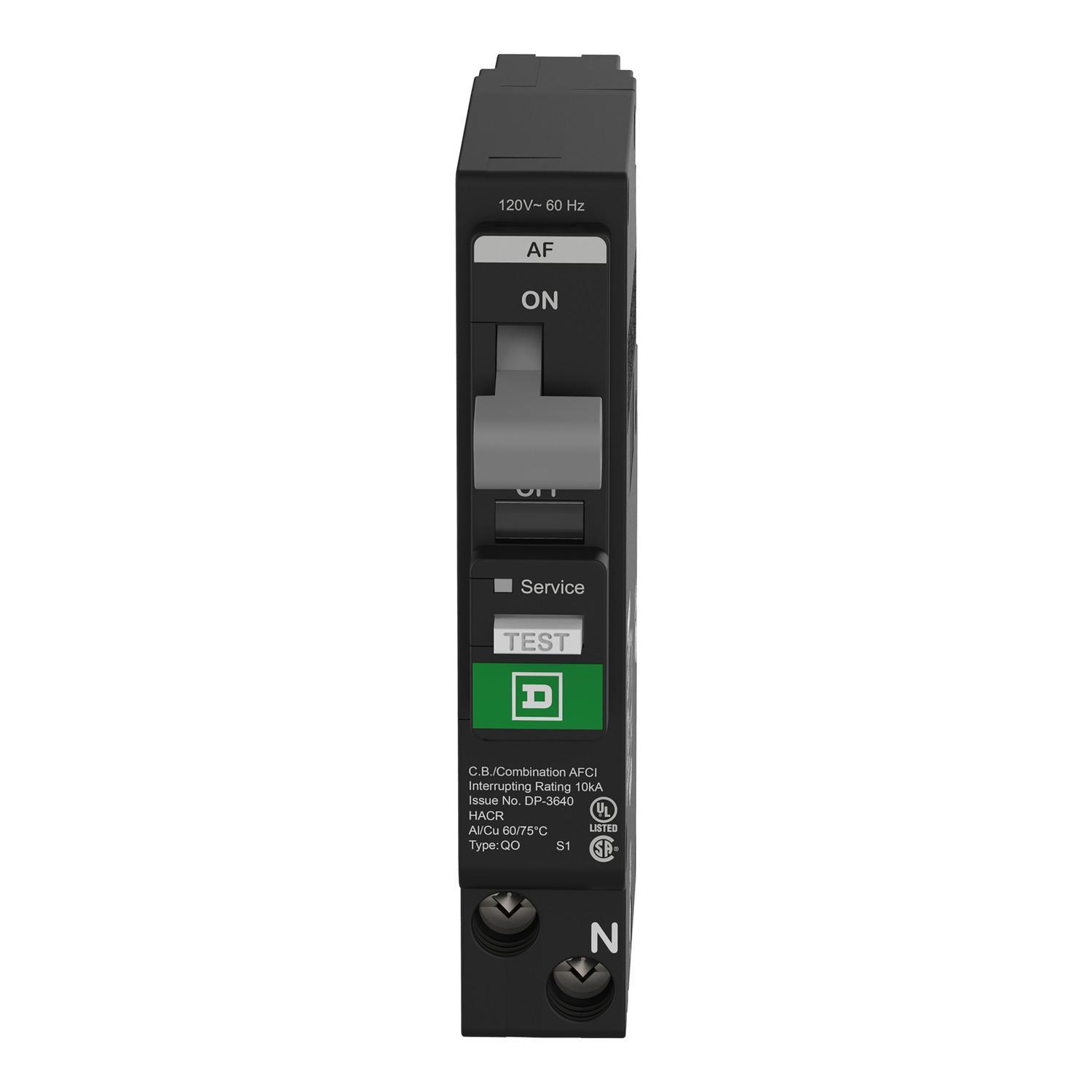 Square D™ QO115PAFC Arc-Fault Circuit Breakers