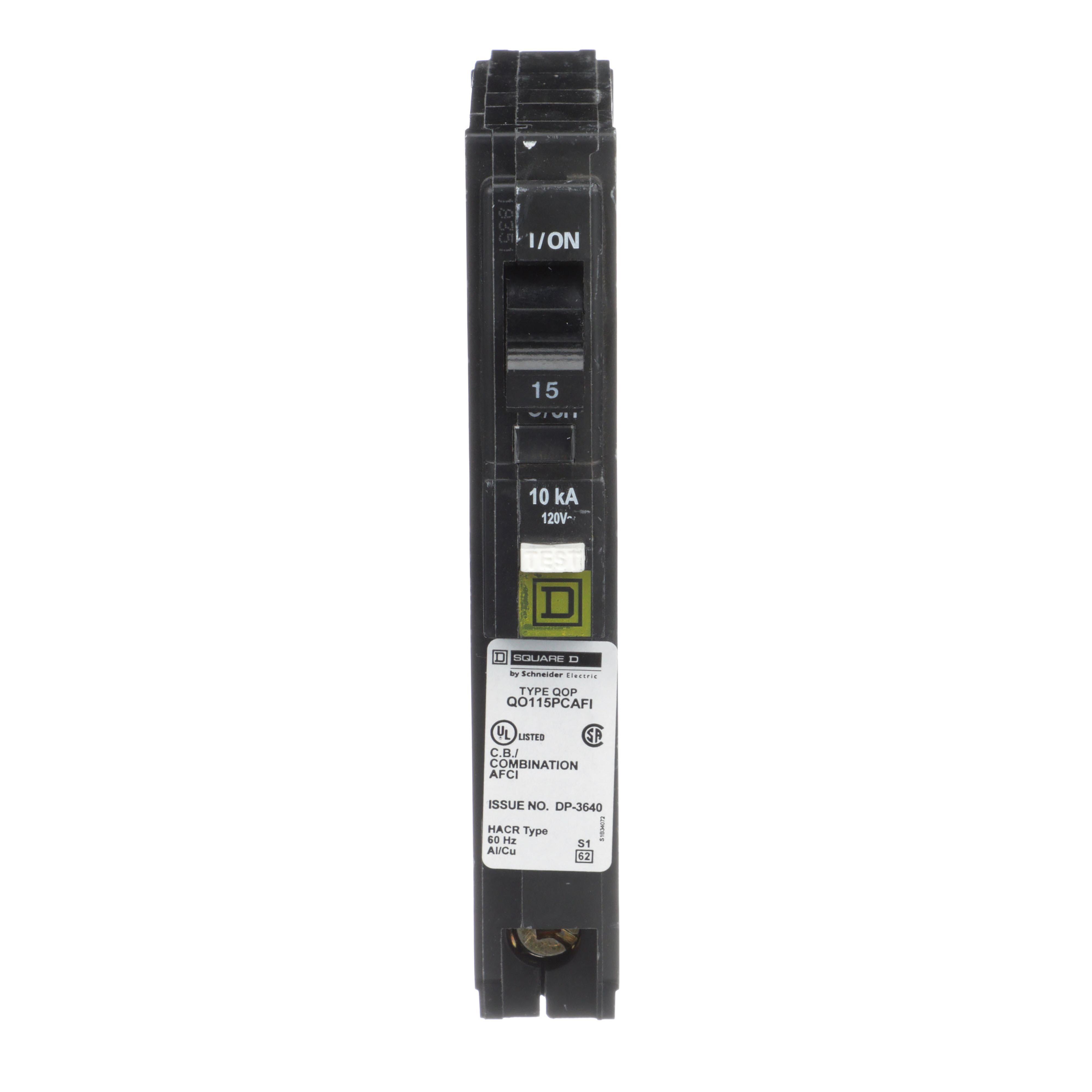 Square D™ QO115PCAFIC Miniature Circuit Breakers