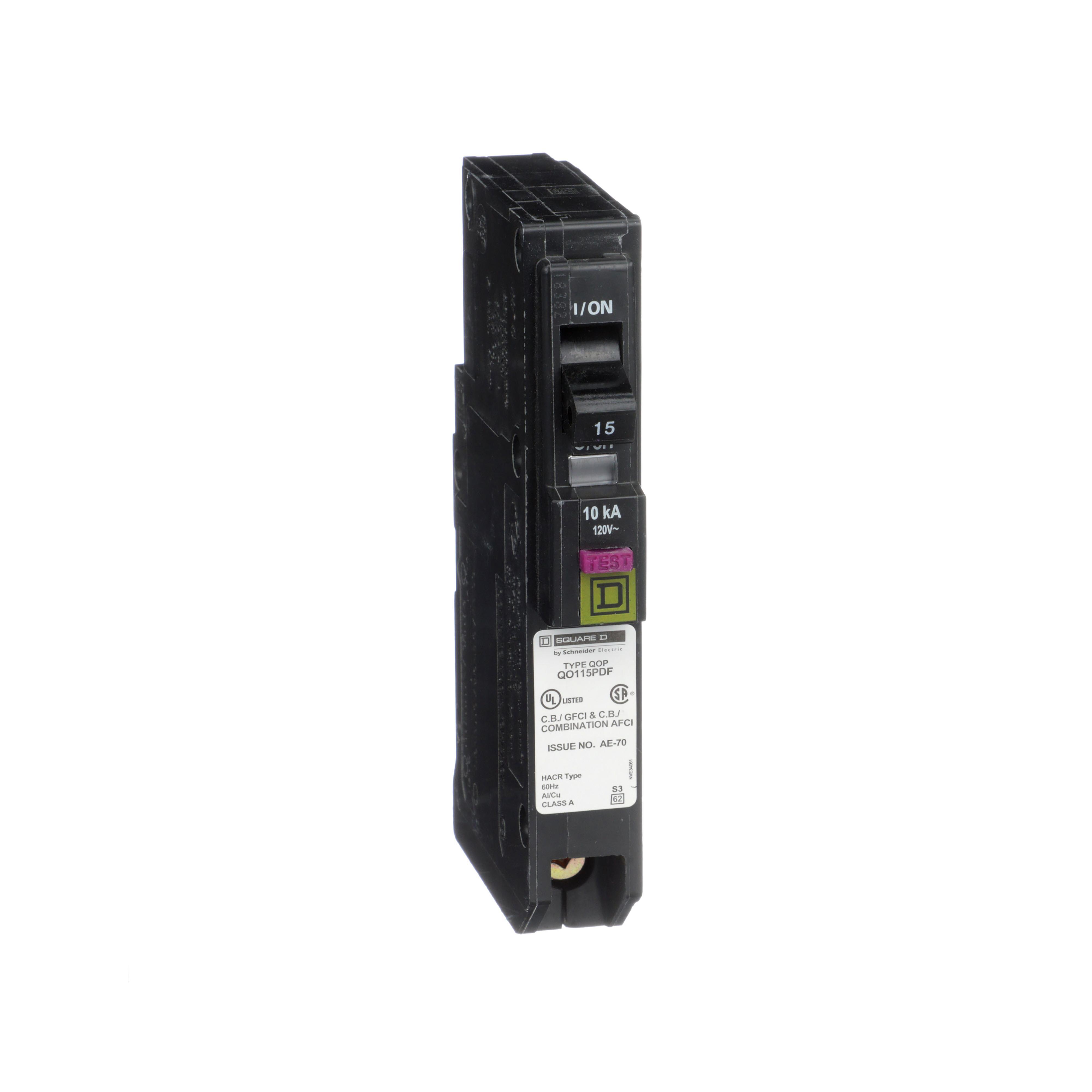 Square D™ QO115PDFC Miniature Circuit Breakers