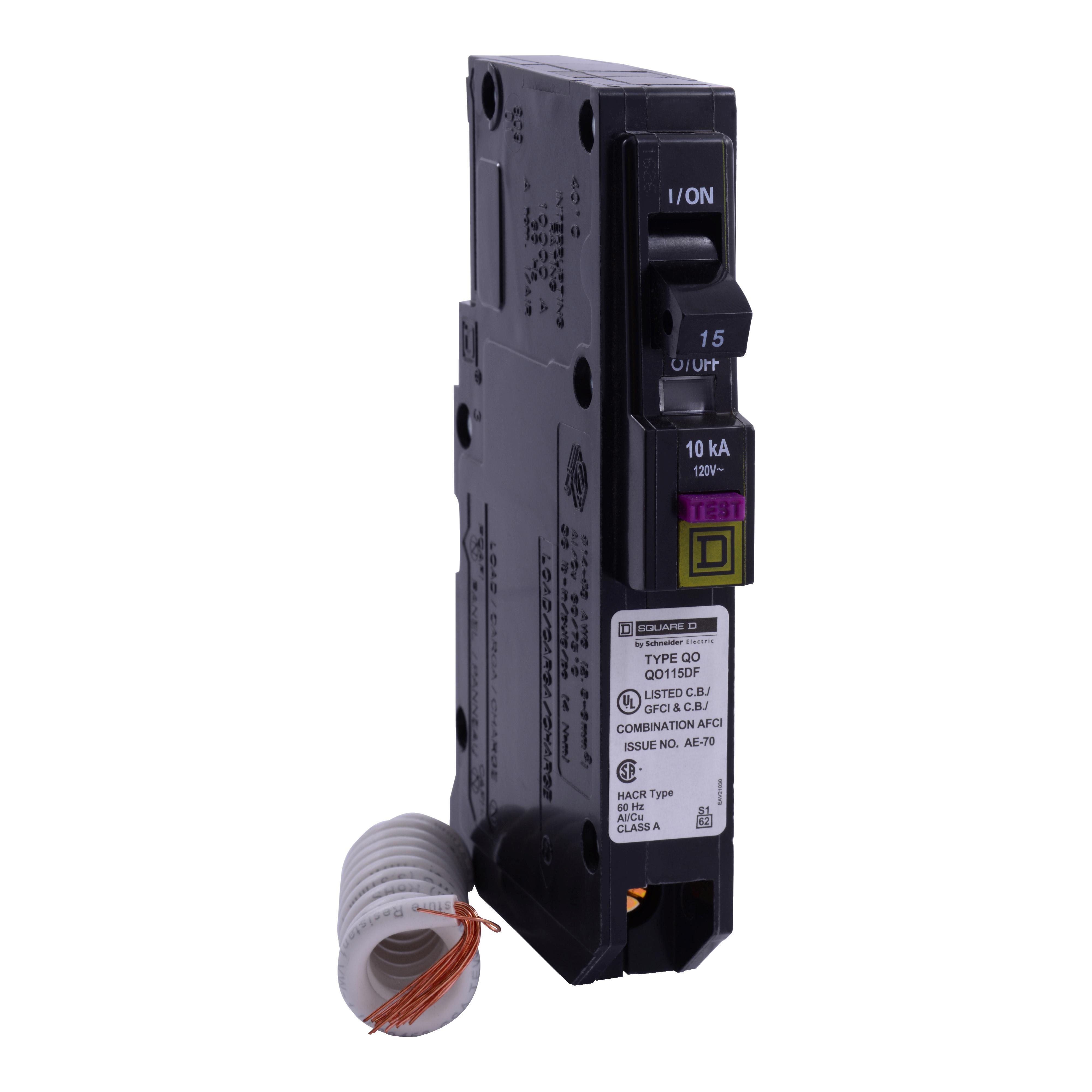 Square D™ QO115VHDF Combination Circuit Breakers