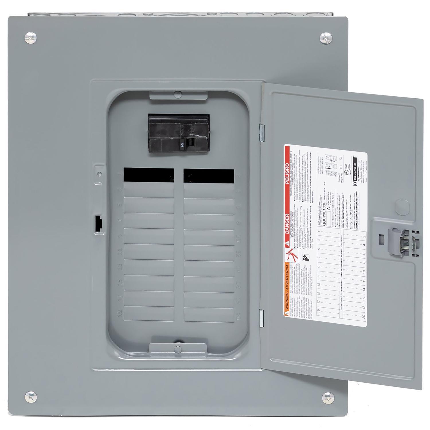 Square D™ QO120M100PC Single Phase Convertible Load Centers