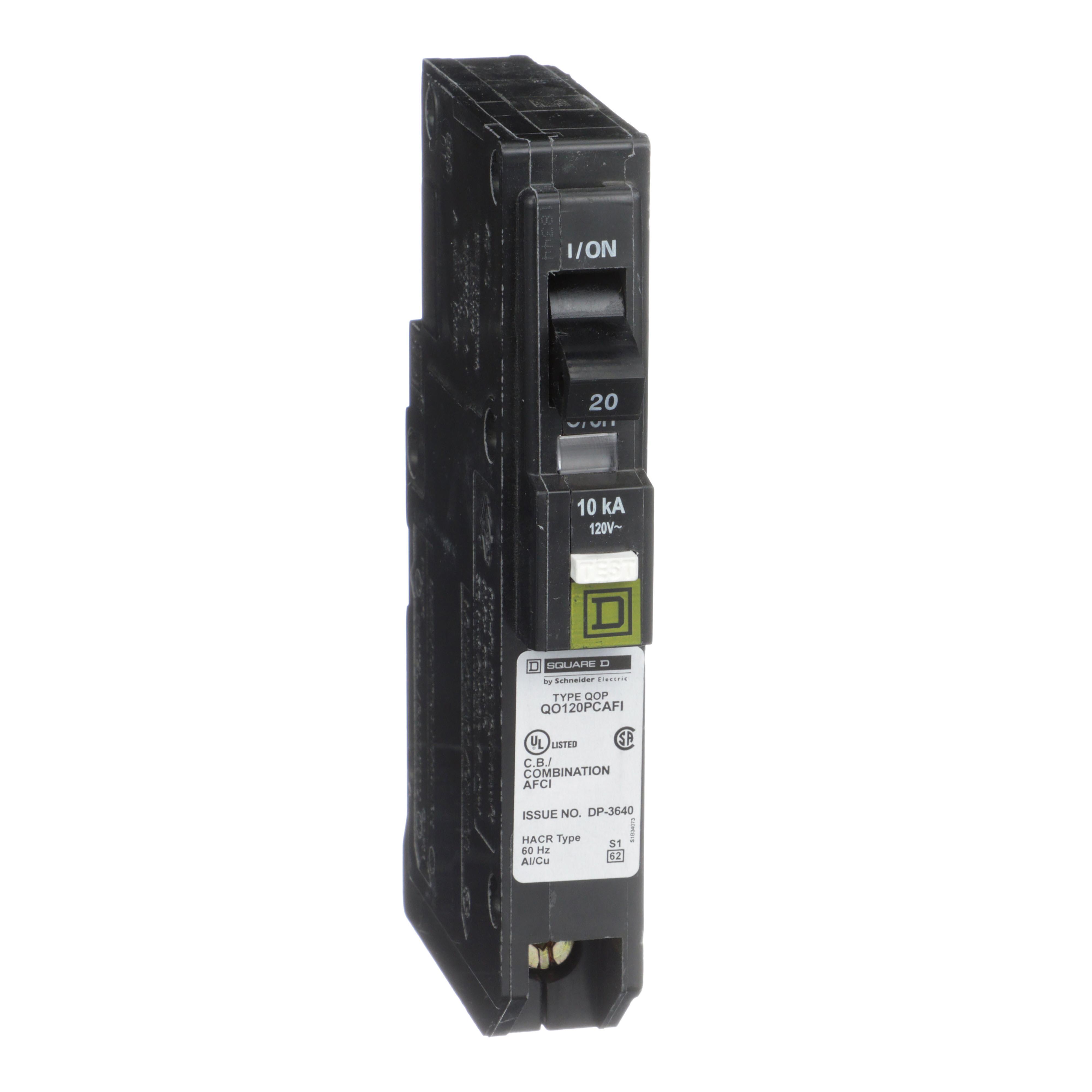 Square D™ QO120PCAFIC Miniature Circuit Breakers