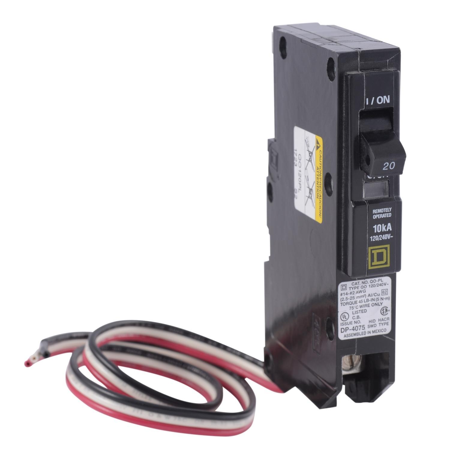Square D™ QO120PL5393 Miniature Circuit Breakers