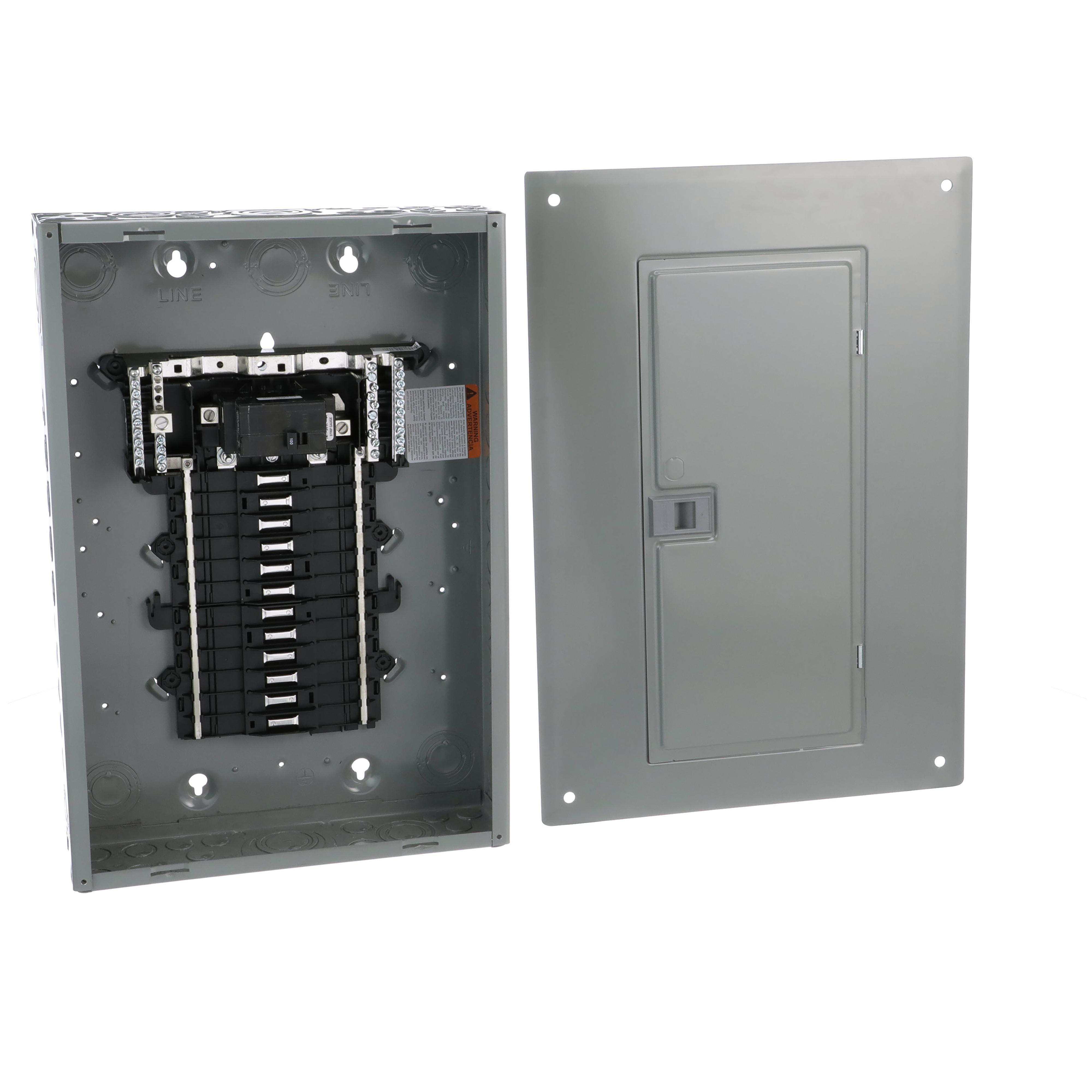 Square D™ QO124M100PC Single Phase Main Breaker Load Centers