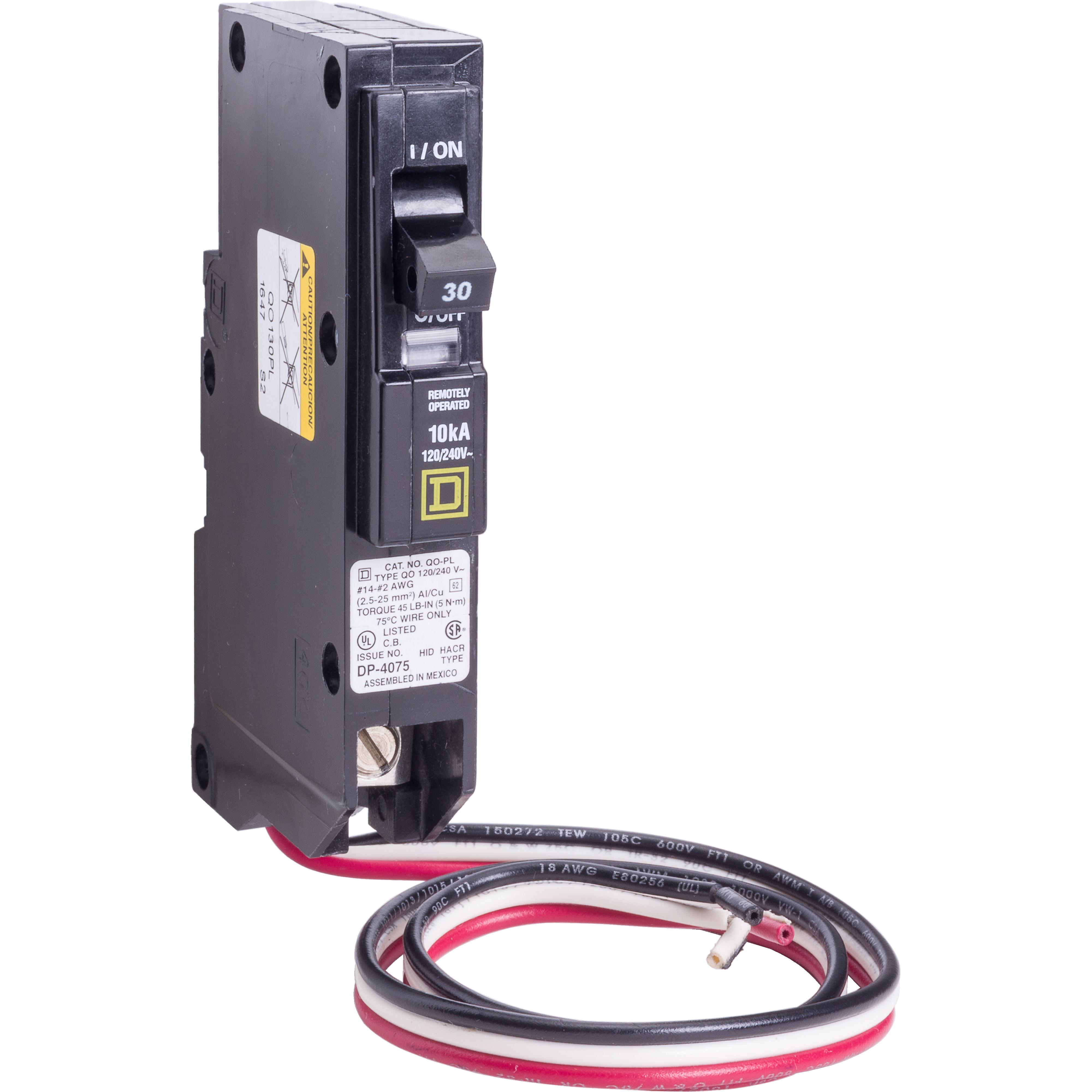 Square D™ QO130PL Miniature Circuit Breakers