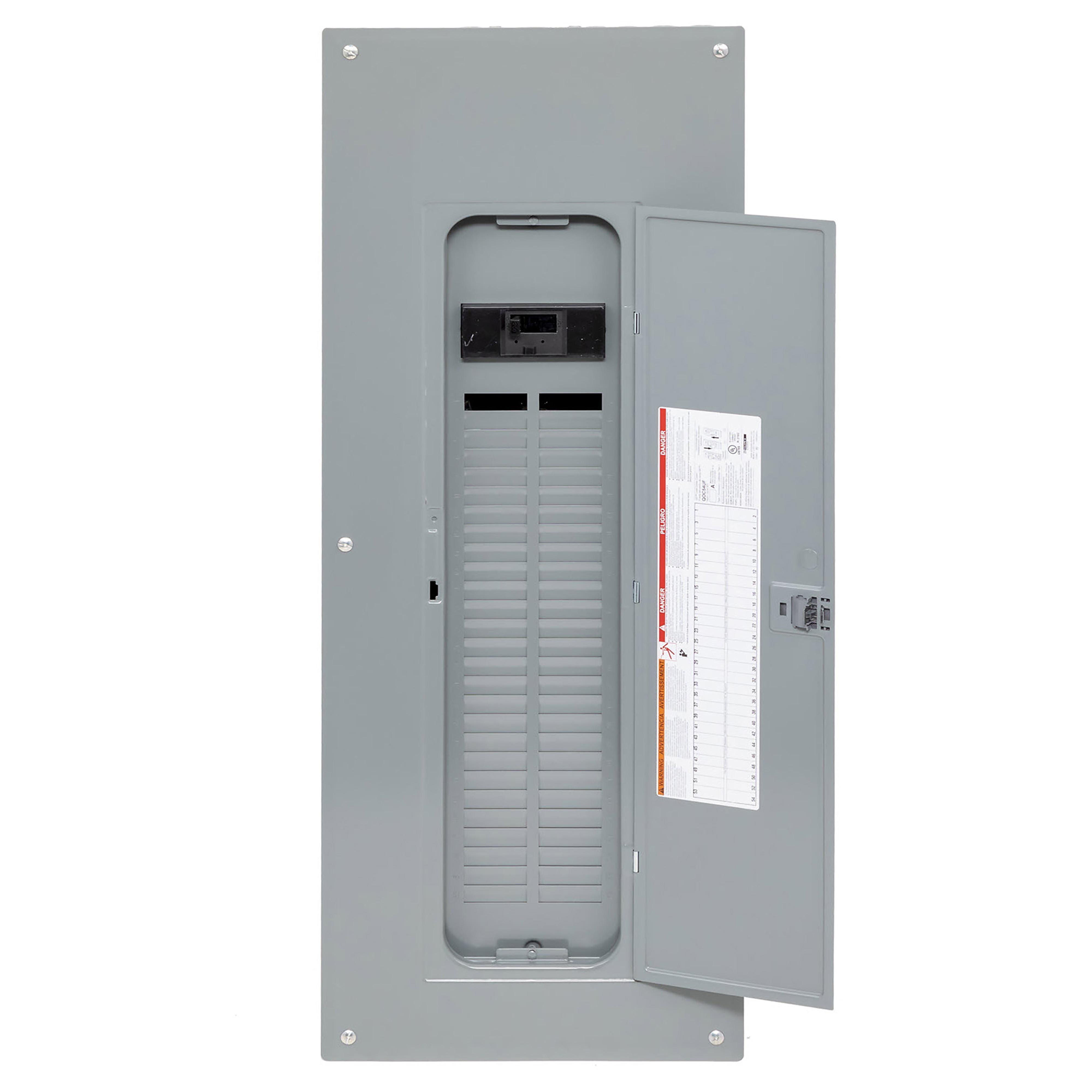 Square D™ QO™ QO154M200PC 1-Phase Neutral Main Breaker Loadcenter With Combination Flush/Surface Cover, 120/240 V AC, 200 A, 22 kA Interrupt