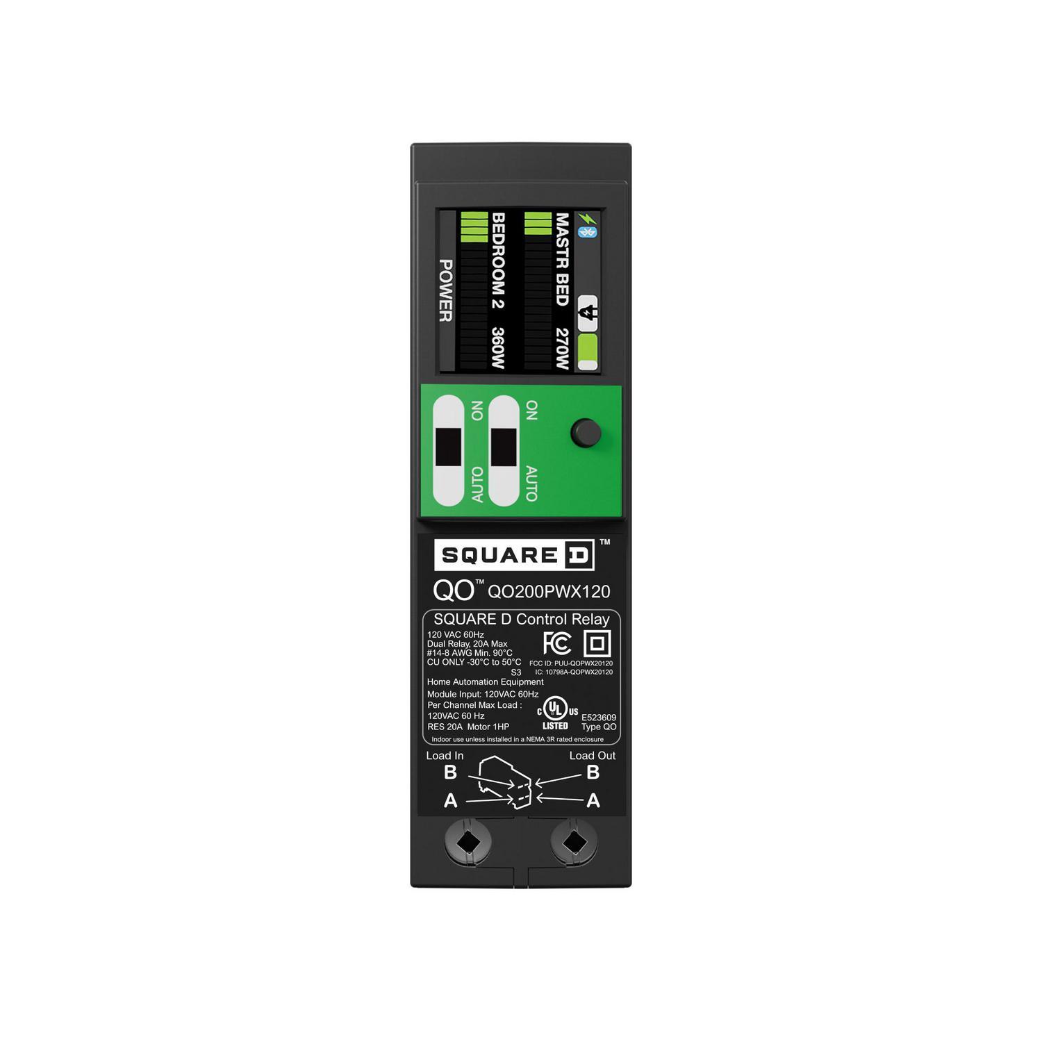 Square D™ QO200PWX120 Control Relays