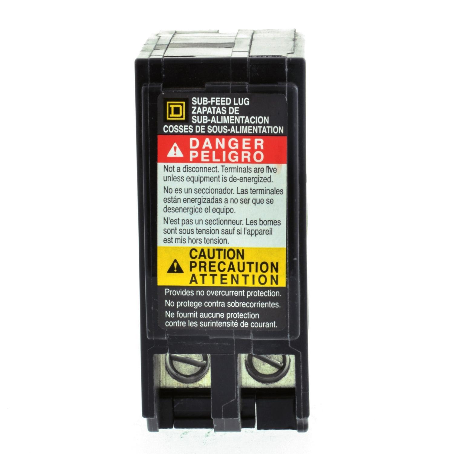 Square D™ QO2125SL Load Center Sub-Feed Lug Blocks