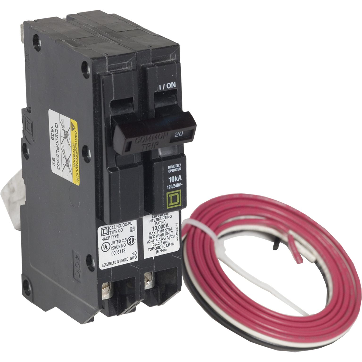 Square D™ QO220PL5392 Miniature Circuit Breakers
