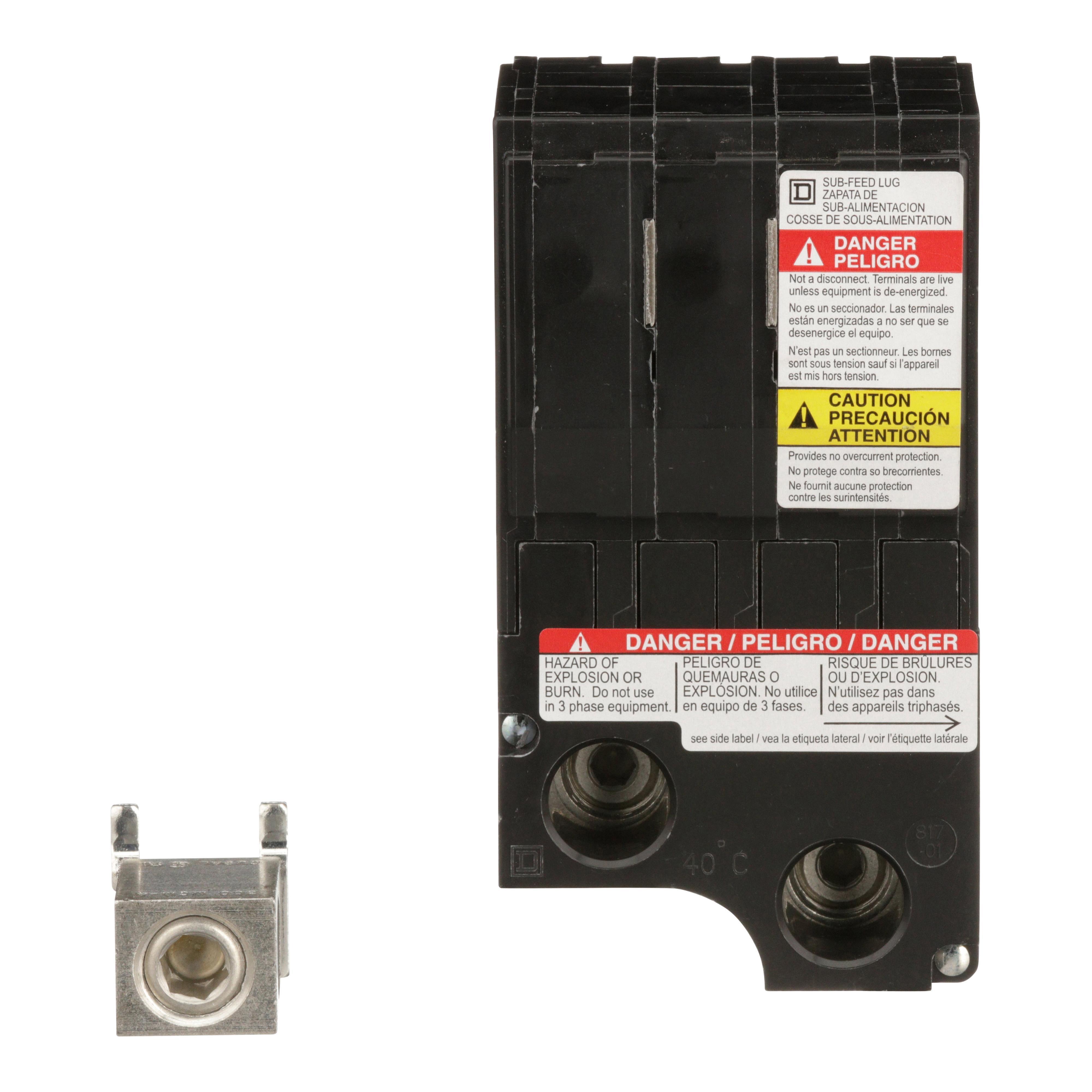 Square D™ QO2225SL Load Center Sub-Feed Lug Blocks