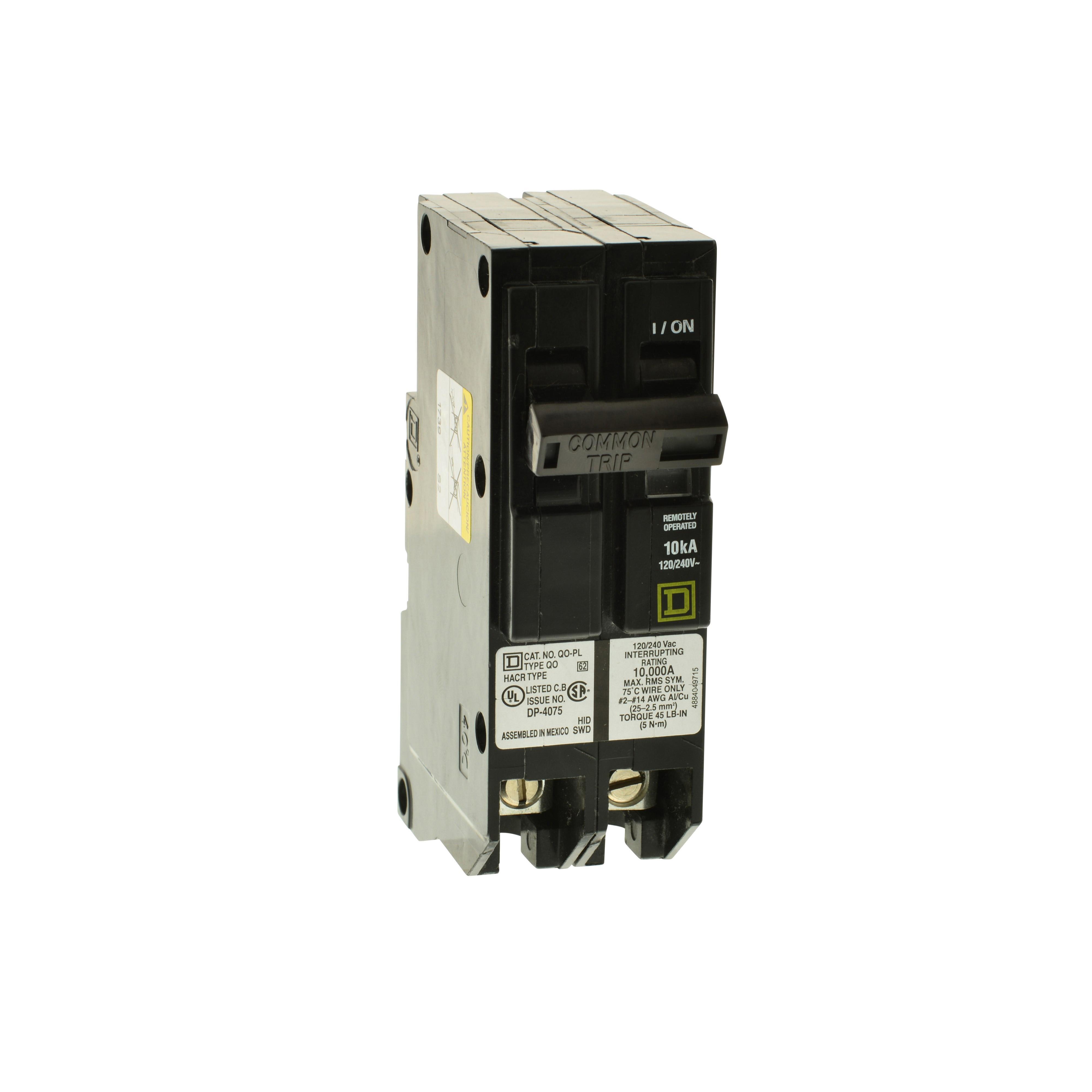 Square D™ QO230PLILC Miniature Circuit Breakers