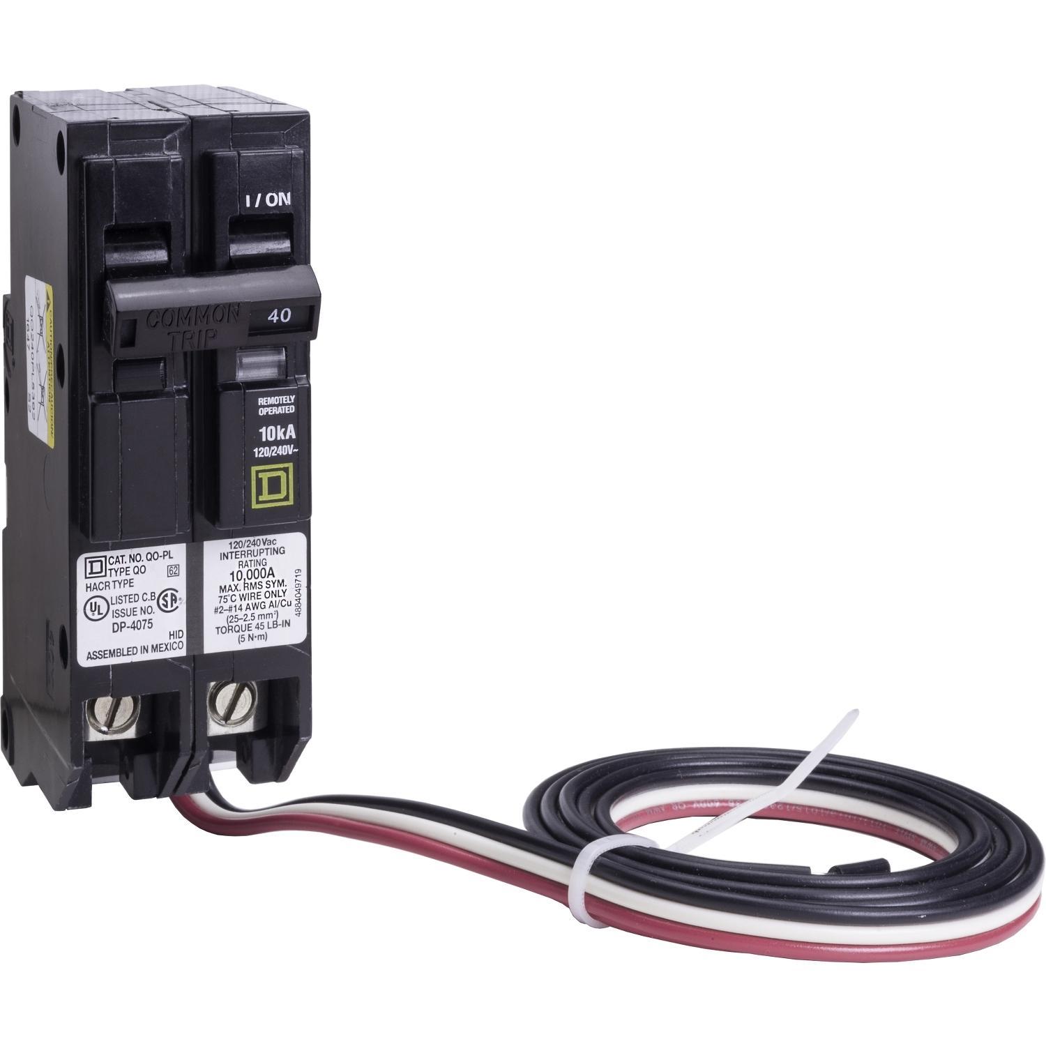 Square D™ QO240PL5392 Miniature Circuit Breakers