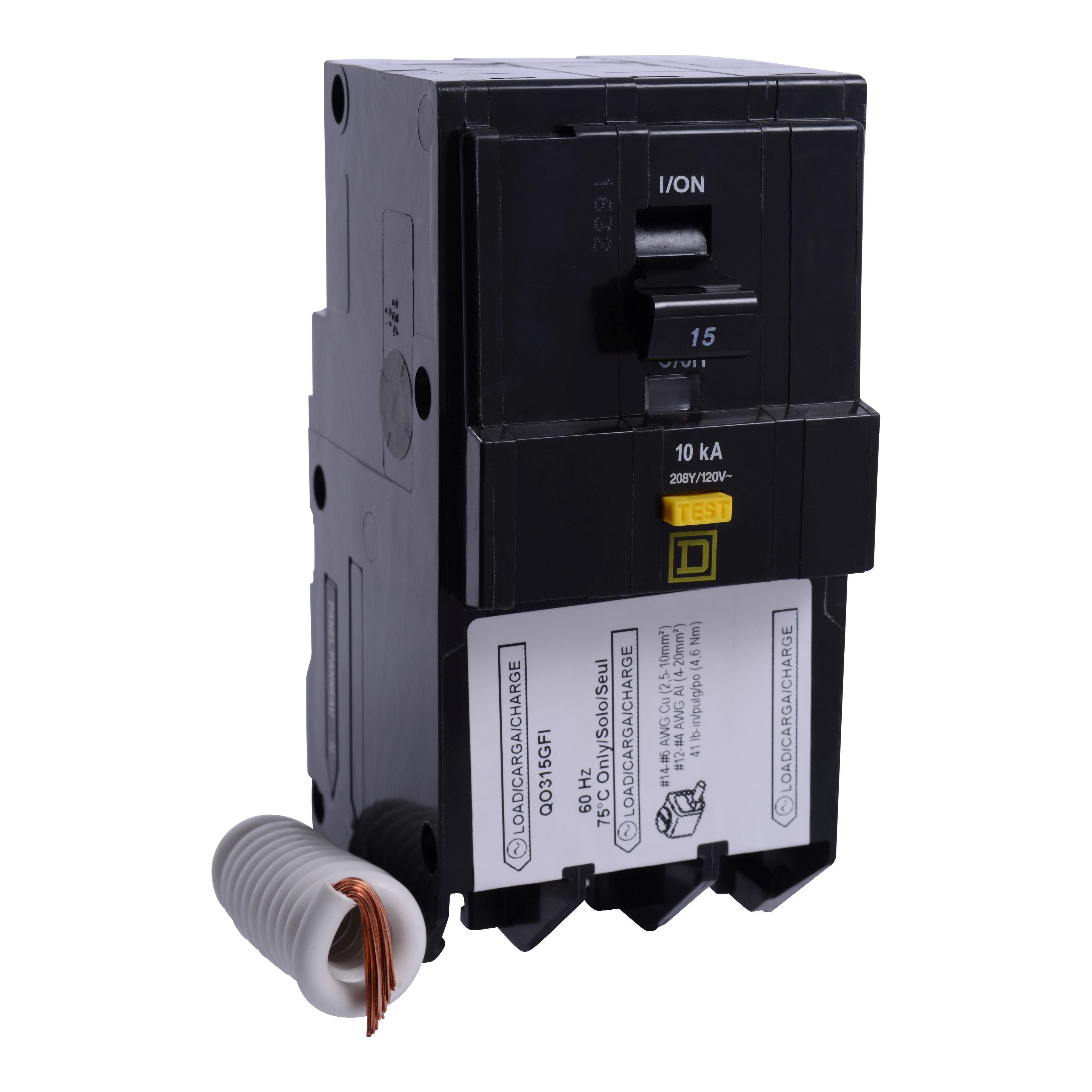 Square D™ QO315GFI Ground-Fault Circuit Breakers
