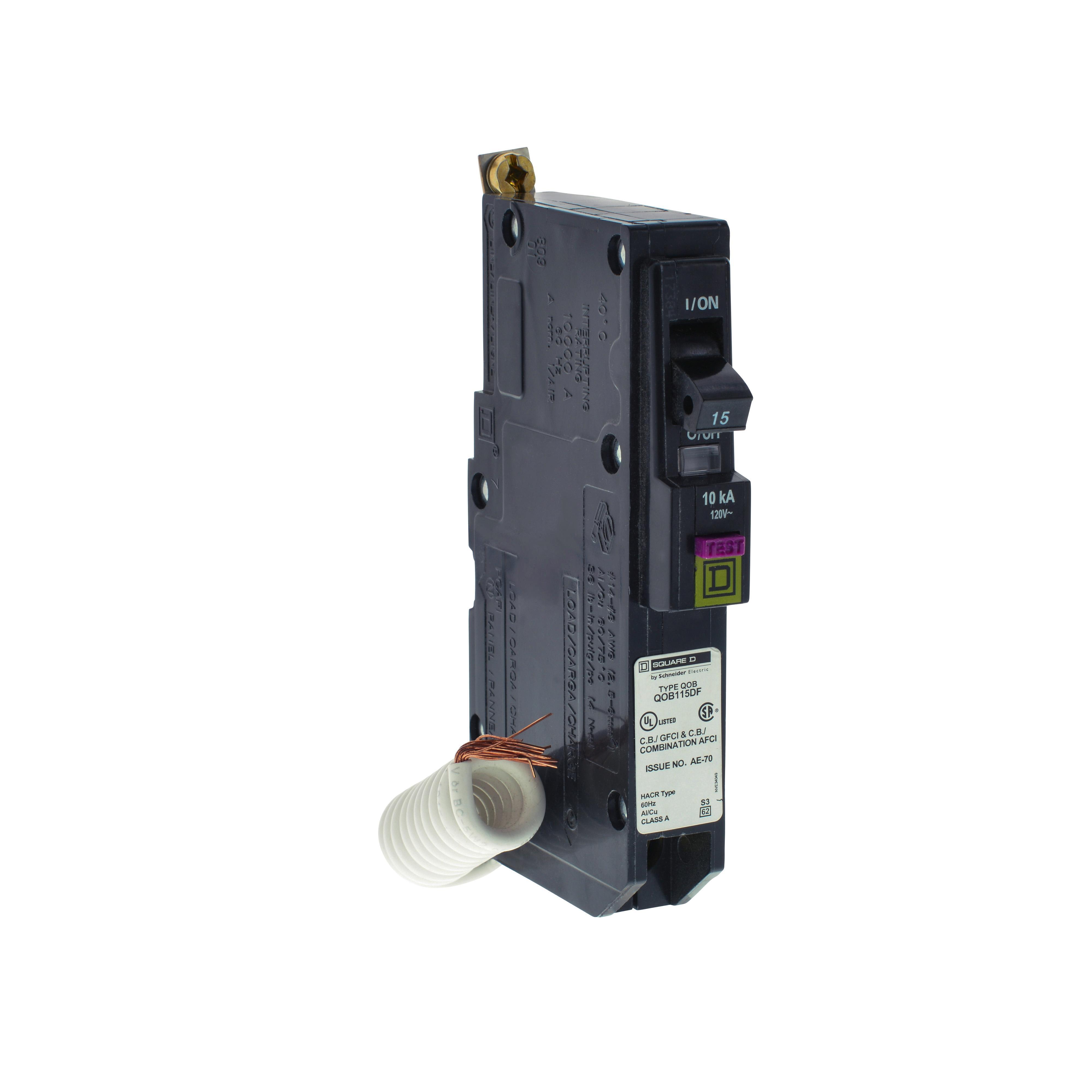 Square D™ QOB115DF Miniature Circuit Breakers