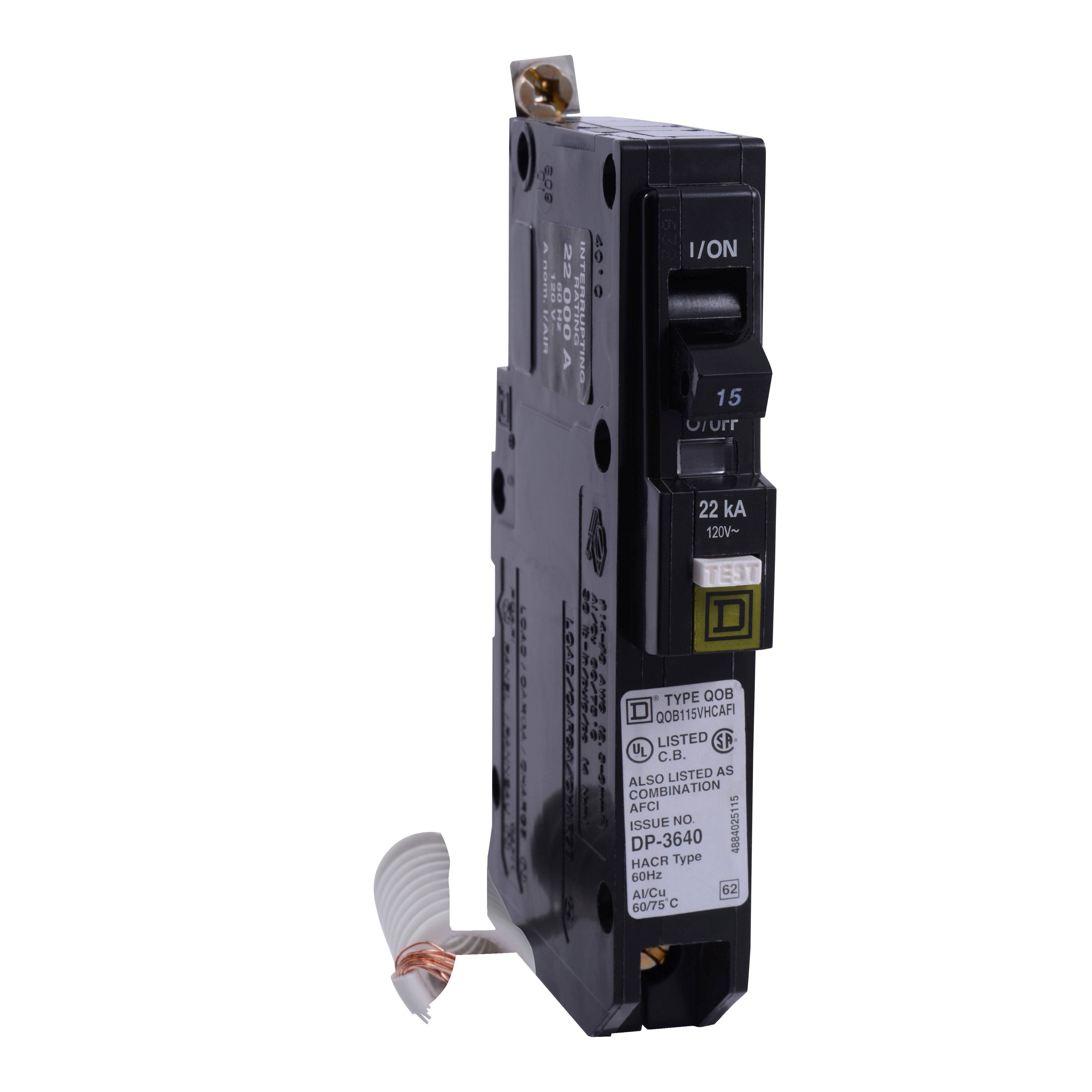 Square D™ QOB115VHCAFI Arc-Fault Circuit Breakers