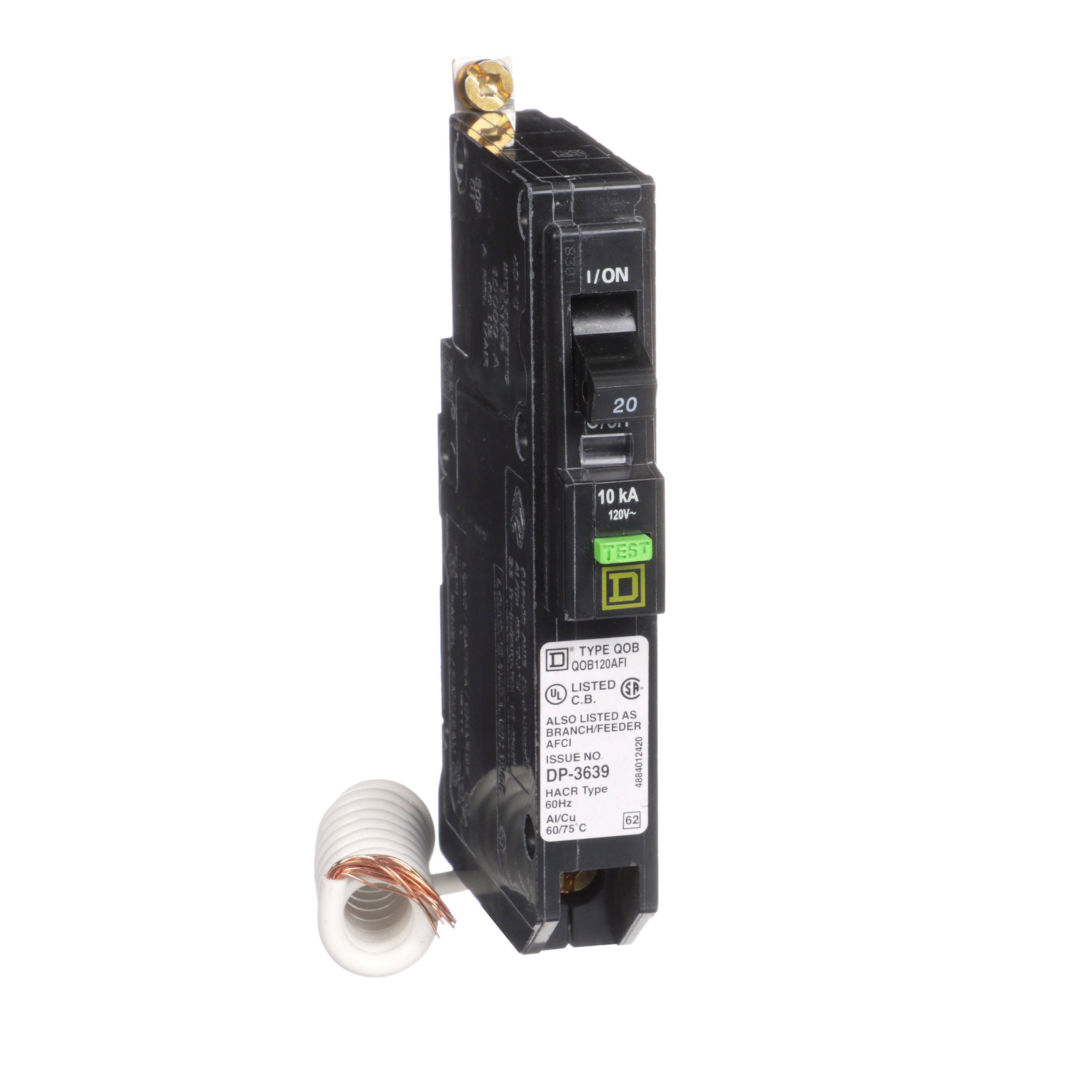 Square D™ QOB120AFI Arc-Fault Circuit Breakers