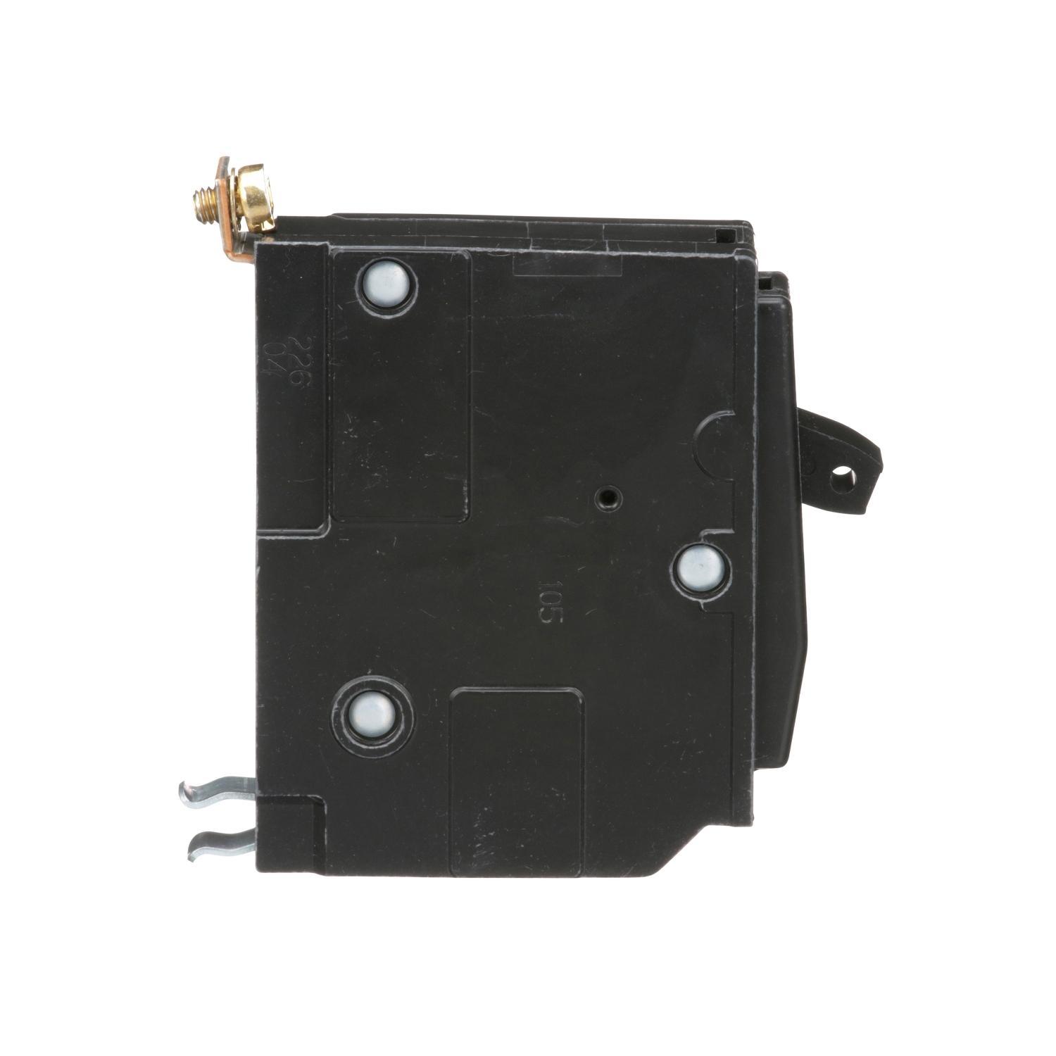 Square D™ QOB125 Standard Miniature Circuit Breaker, 120/240 V AC, 25 A, 10 kA Interrupt, 1 Poles, Thermal Magnetic Trip