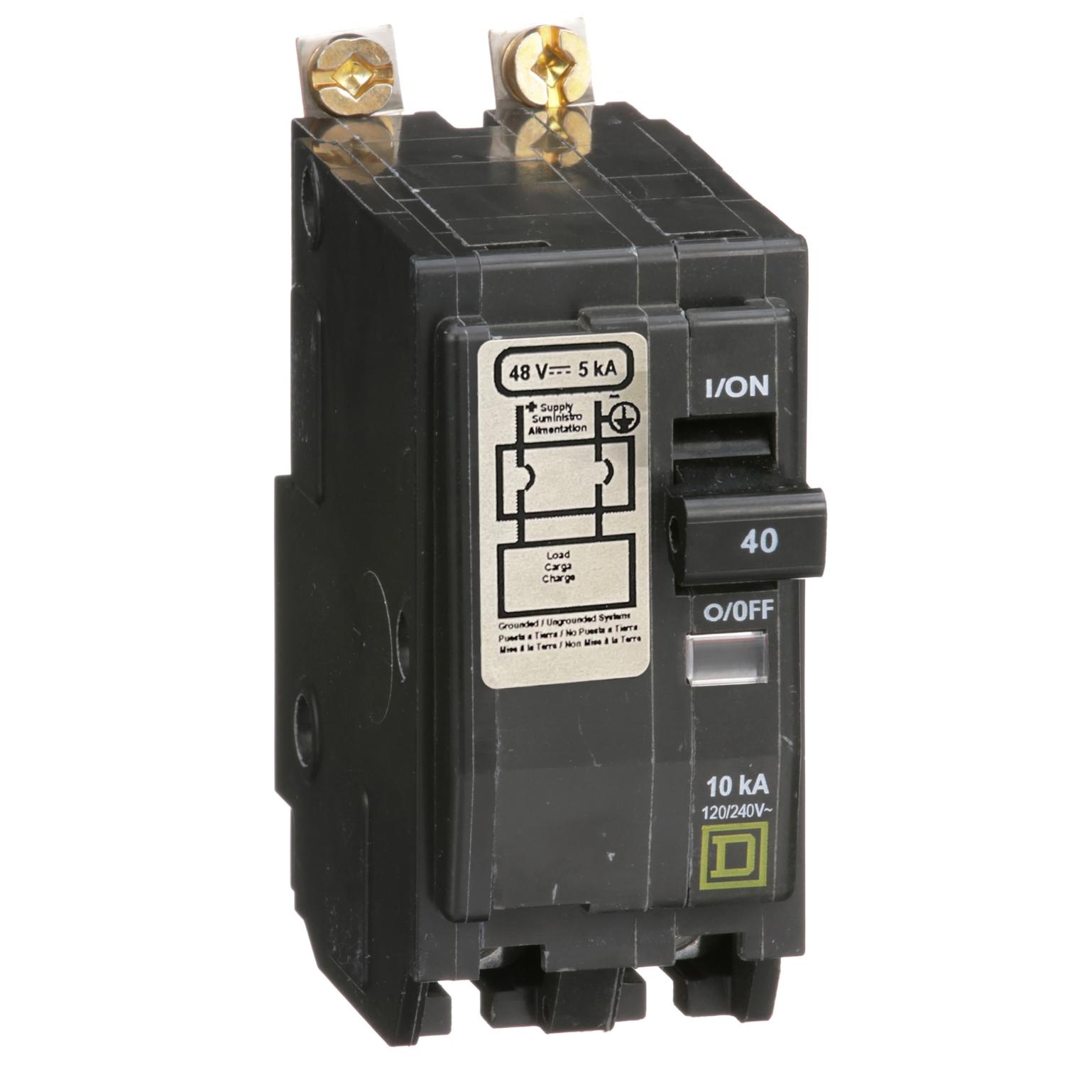 Square D™ QOB2405272 Miniature Circuit Breakers