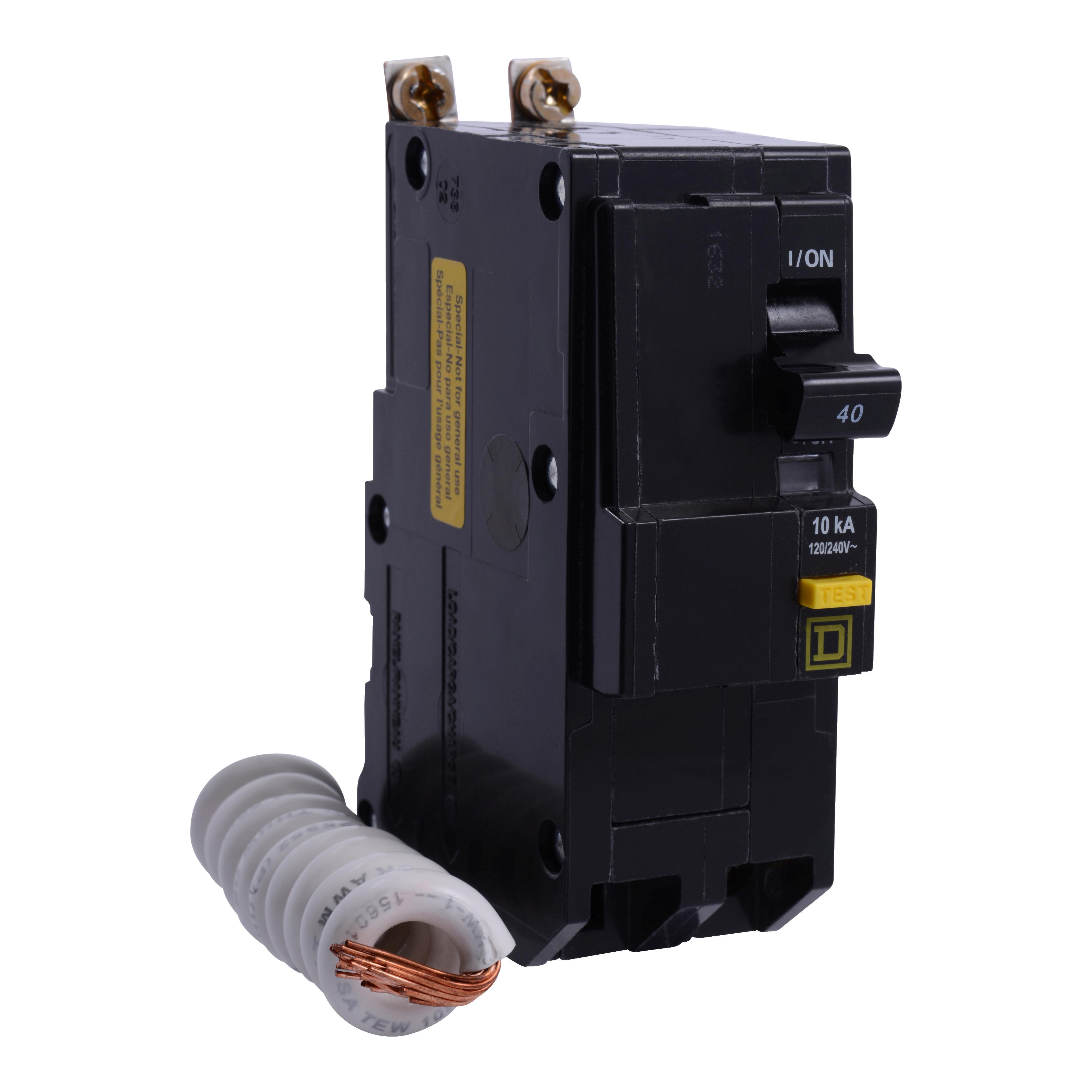 Square D™ QOB240GFI35 Miniature Circuit Breakers