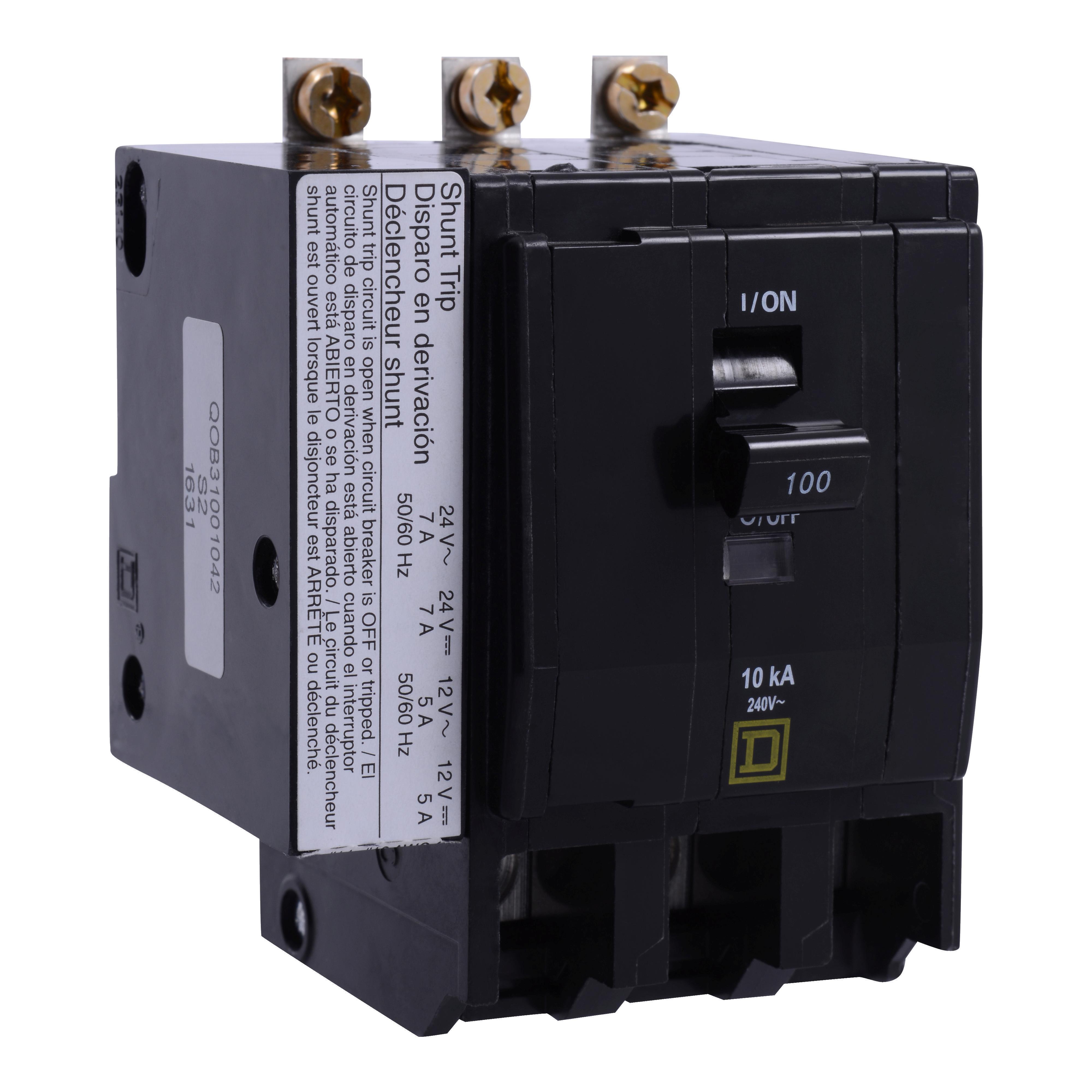 Square D™ QOB3100VH1200 Miniature Circuit Breakers