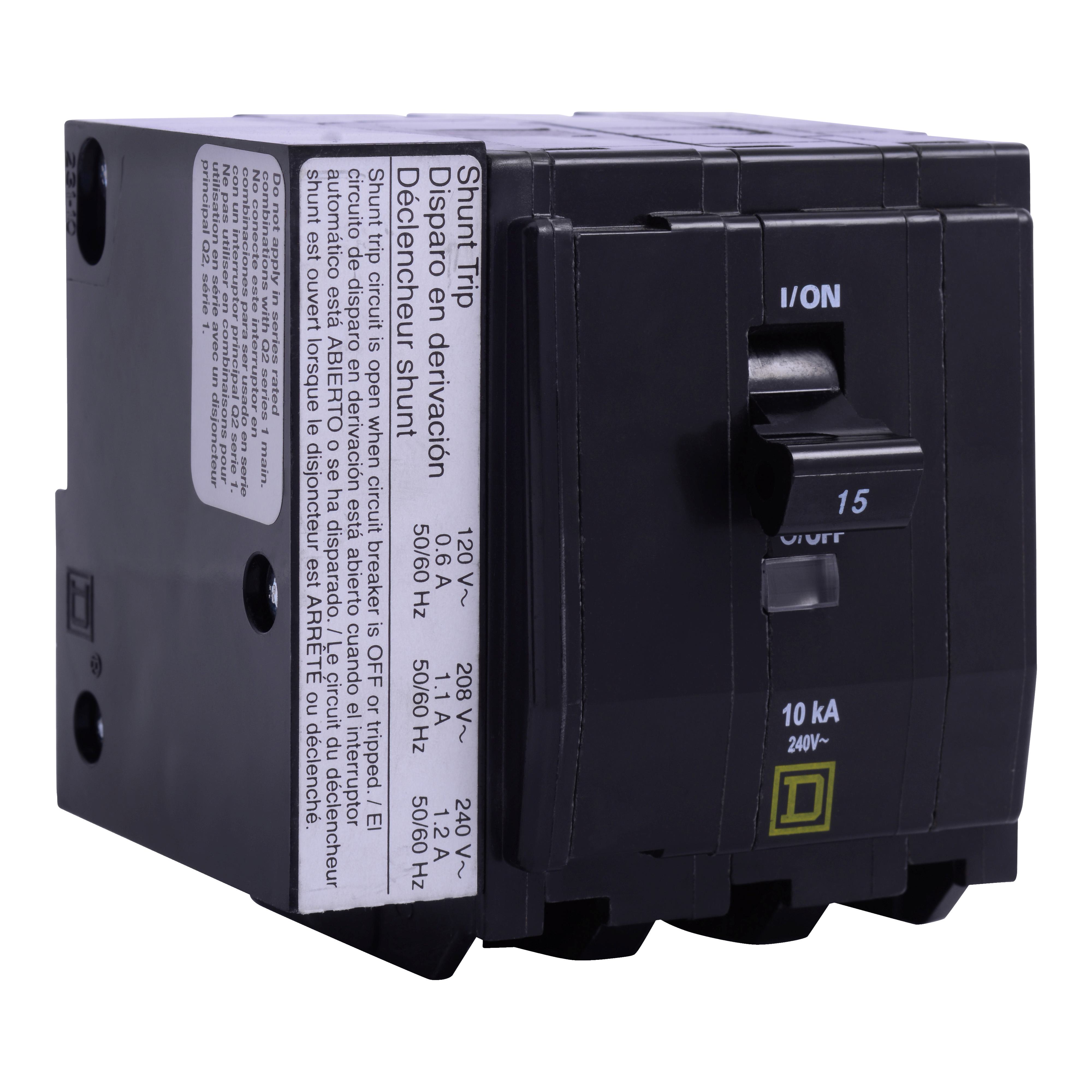 Square D™ QOB3151042 Miniature Circuit Breakers