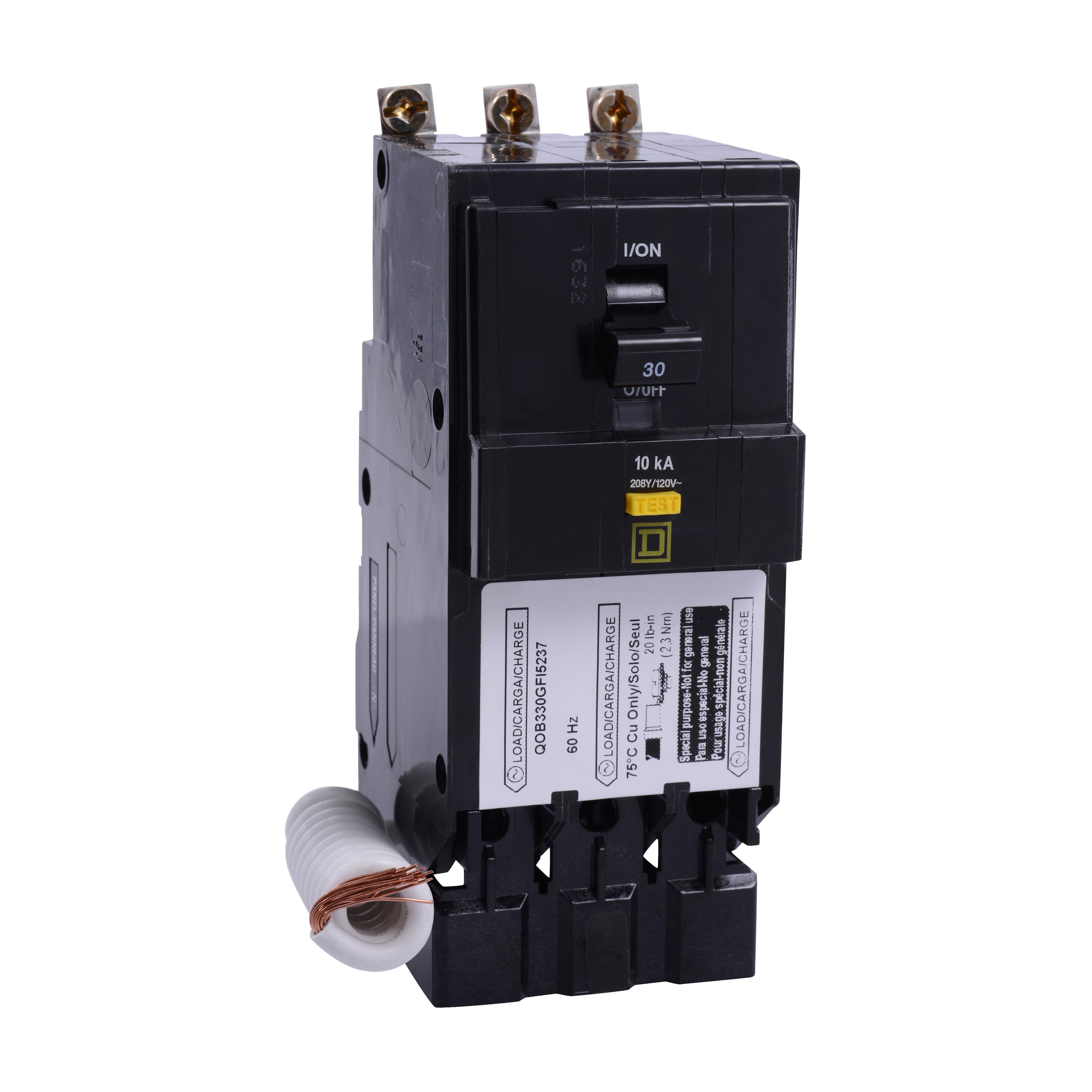 Square D™ QOB330GFI5237 Ground-Fault Circuit Breakers