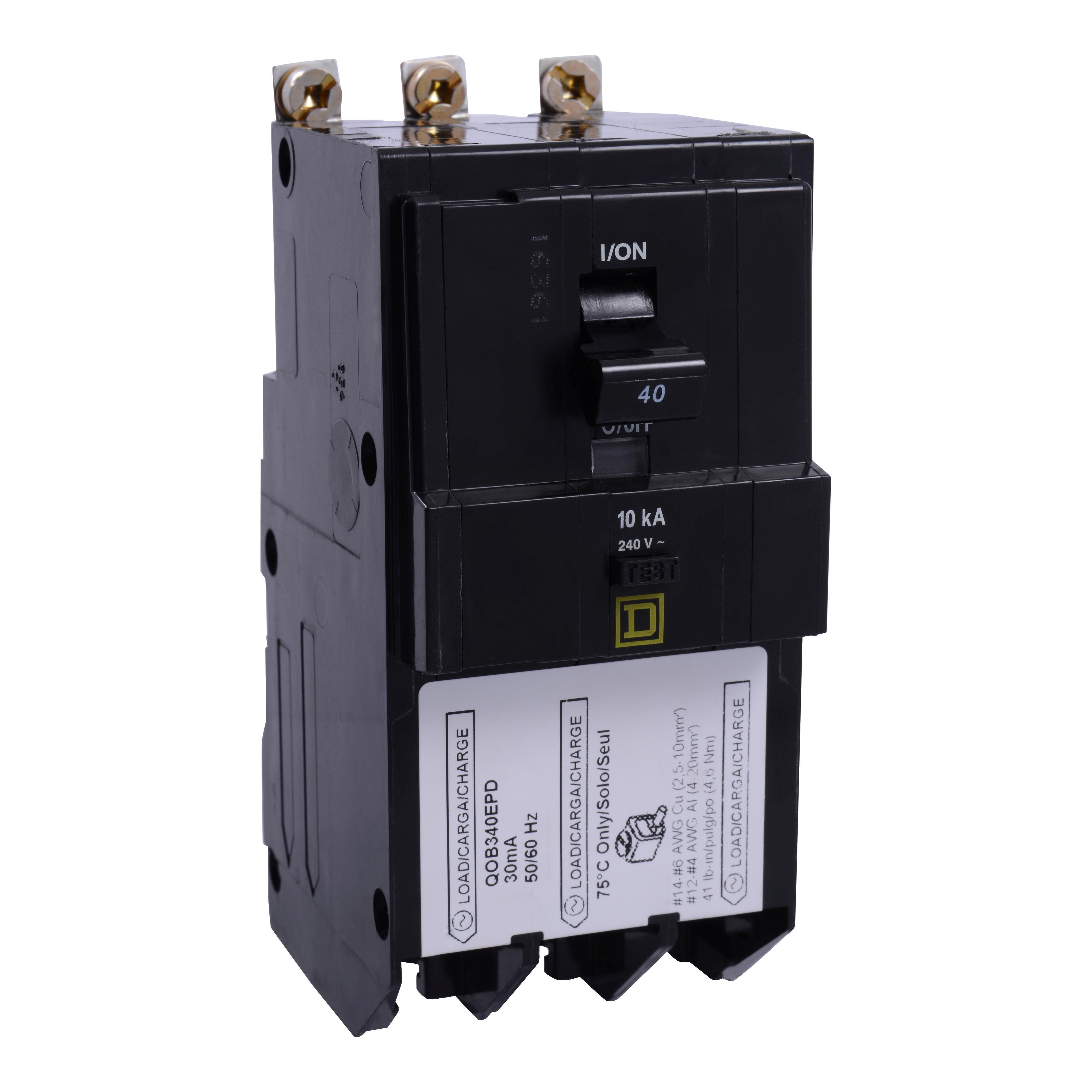 Square D™ QOB340EPD Ground-Fault Circuit Breakers
