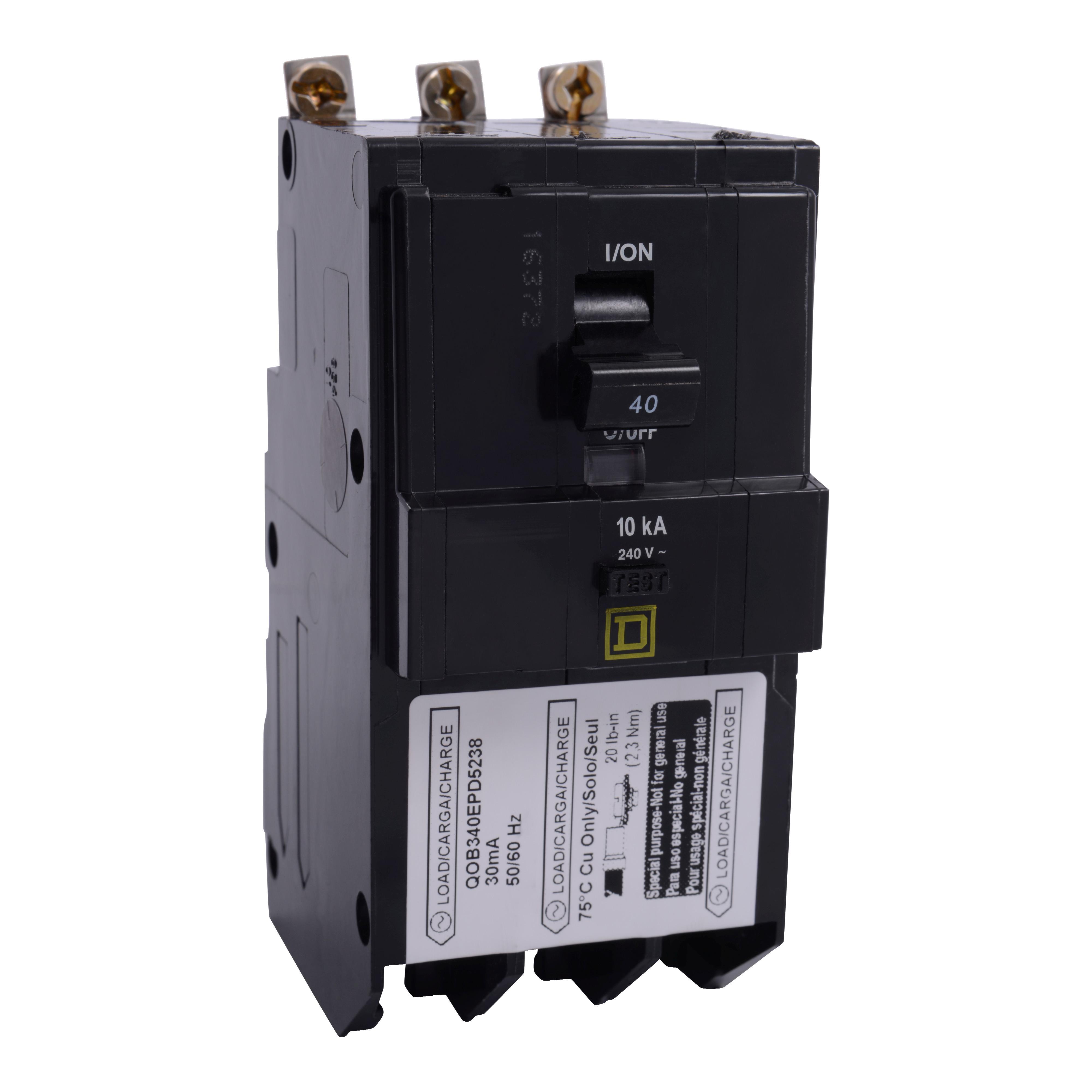 Square D™ QOB340EPD5238 Ground-Fault Circuit Breakers