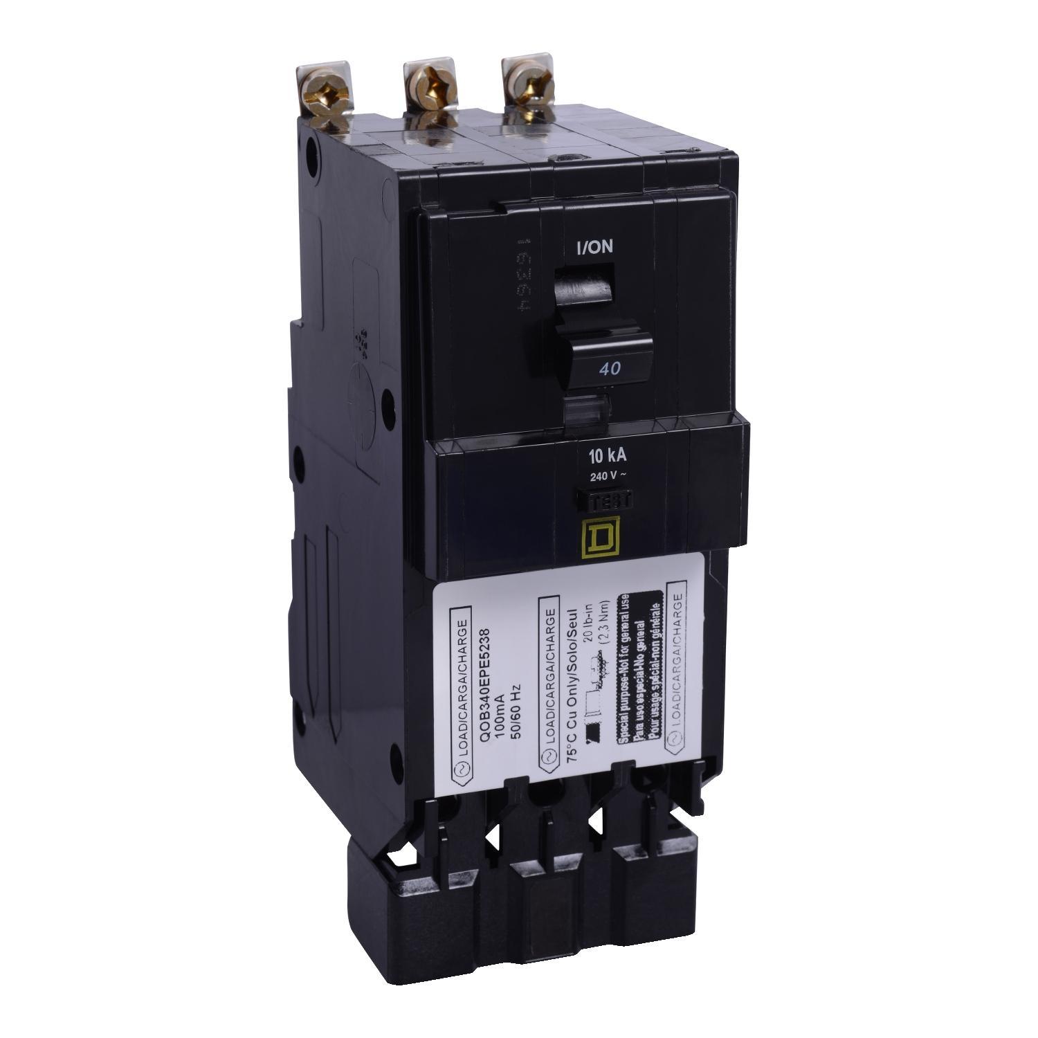 Square D™ QOB340EPE5238 Ground-Fault Circuit Breakers