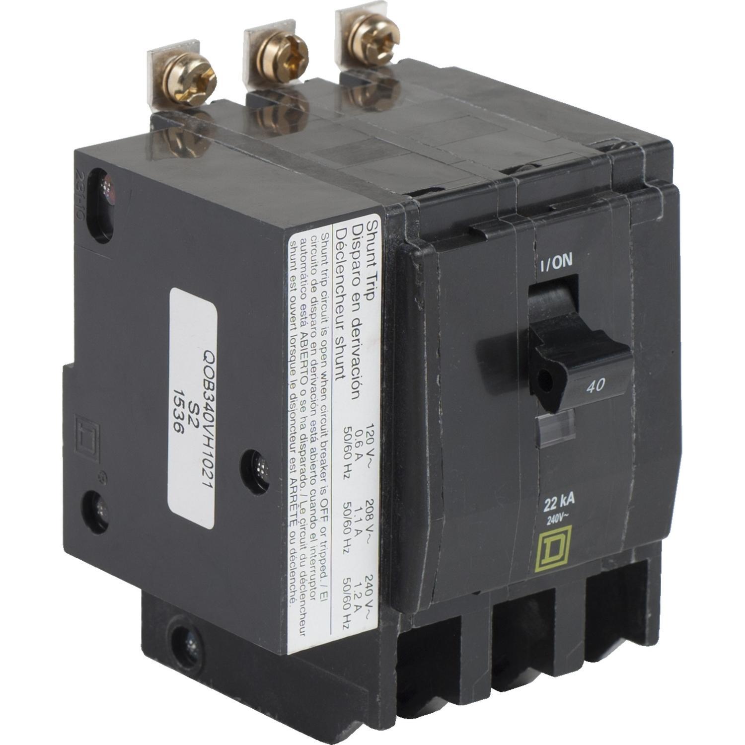 Square D™ QOB340VH1021 Miniature Circuit Breakers