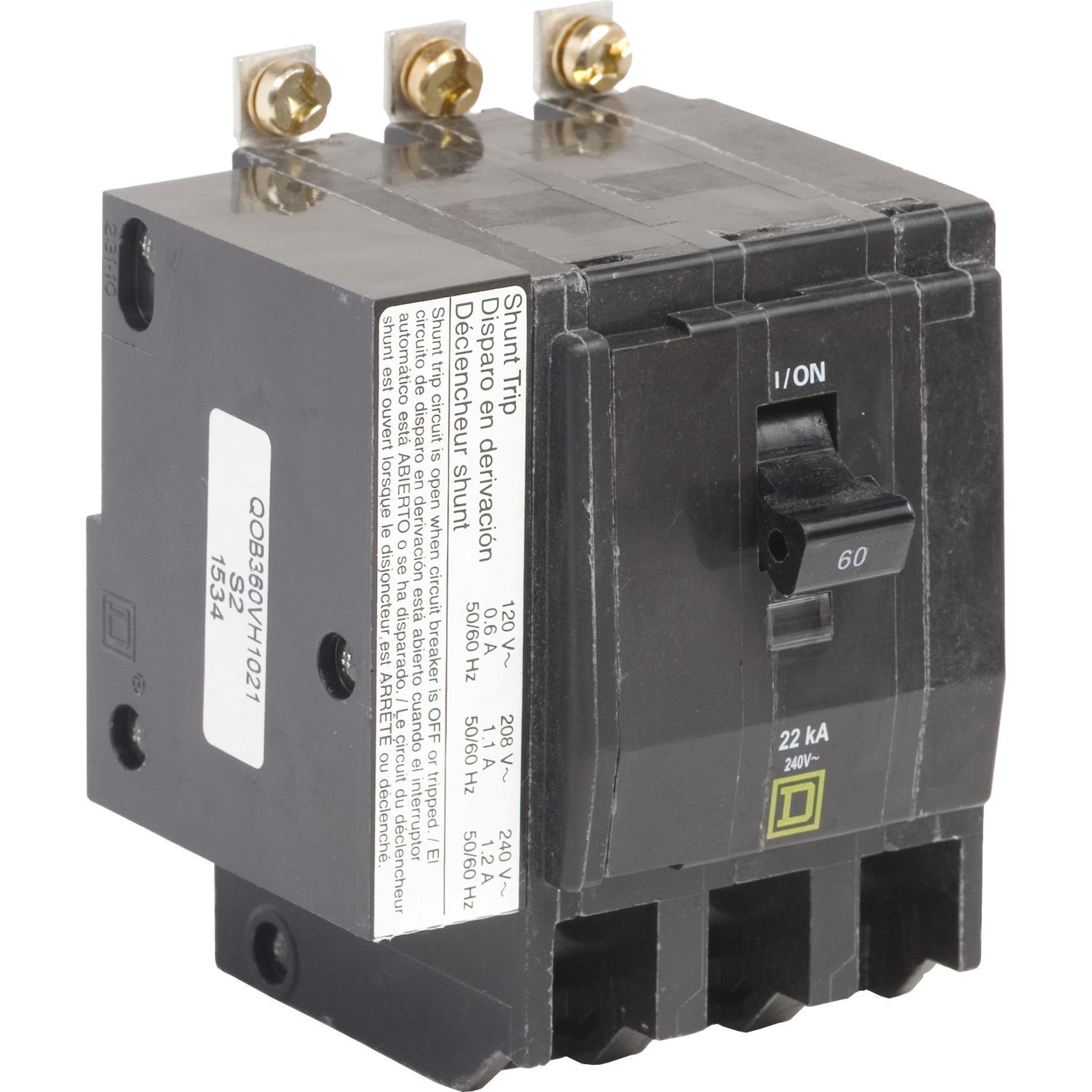 Square D™ QOB360VH1021 Miniature Circuit Breakers