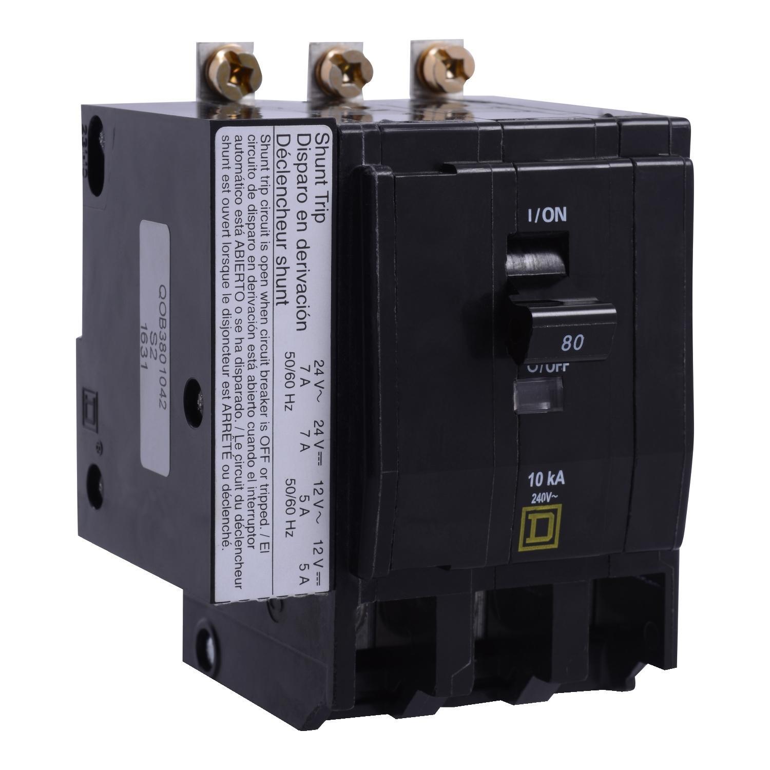 Square D™ QOB3801042 Miniature Circuit Breakers